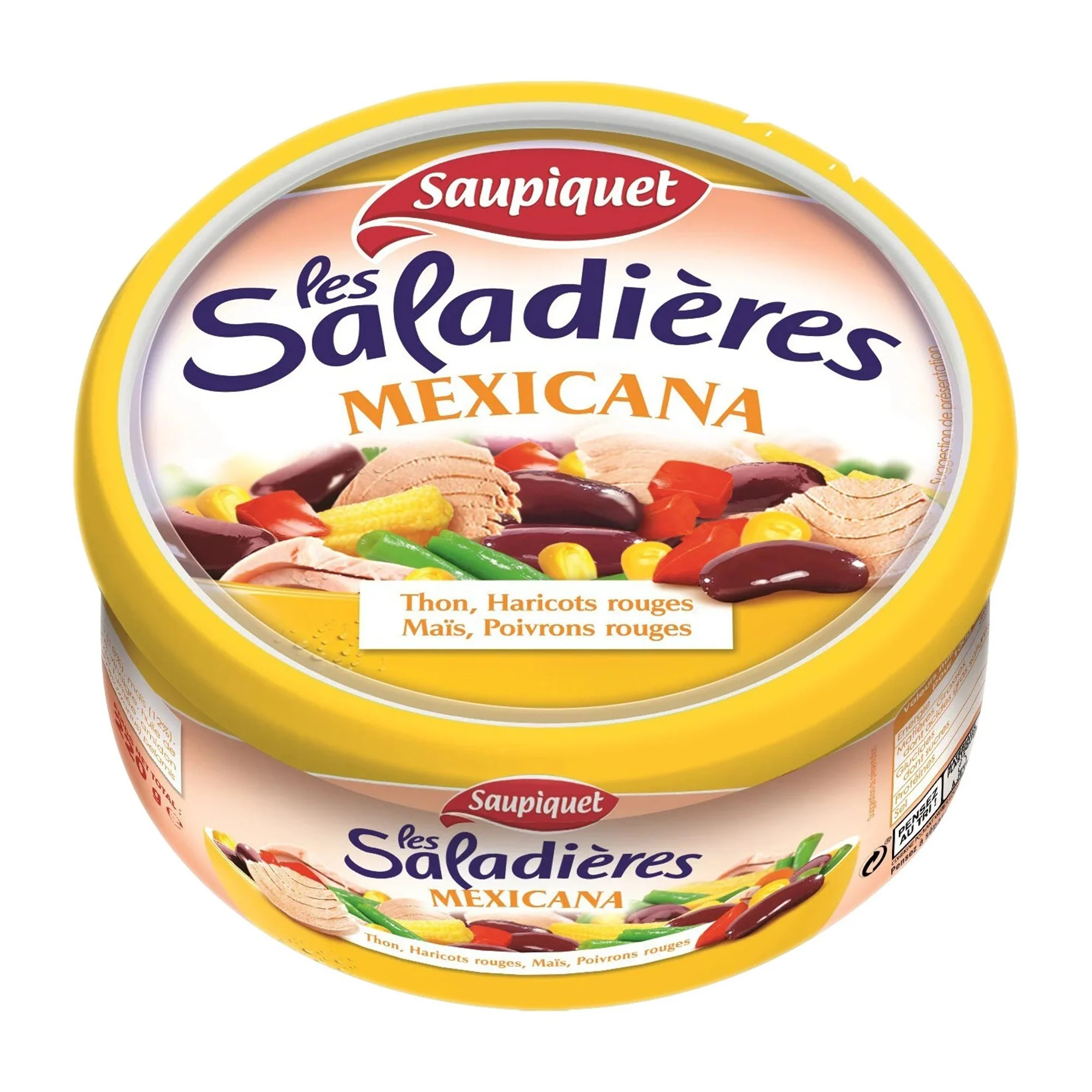 Les saladières mexicana Thon, haricots rouges, maïs, poivrons rouge - Image 2