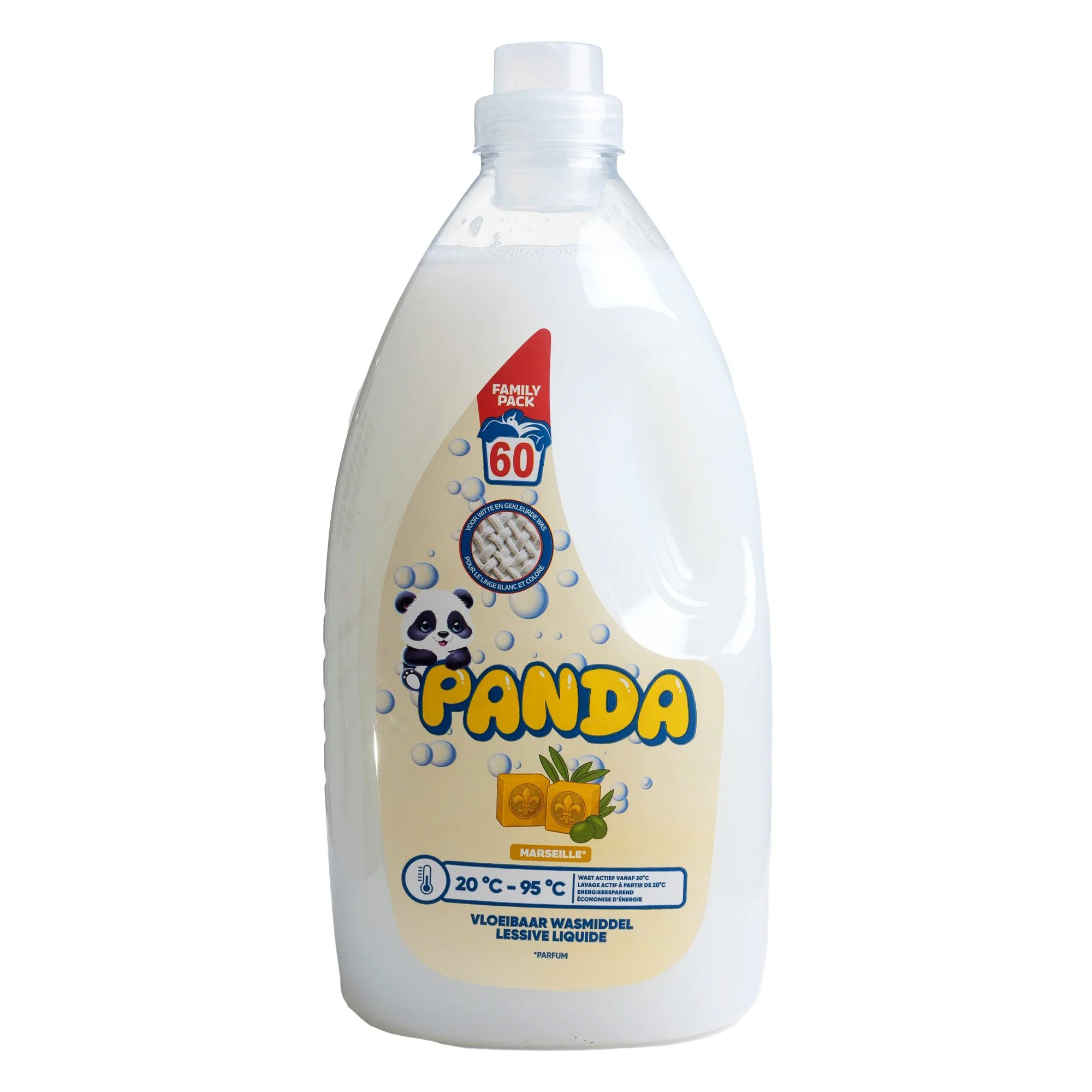 Lessive liquide au savon de Marseille Panda
