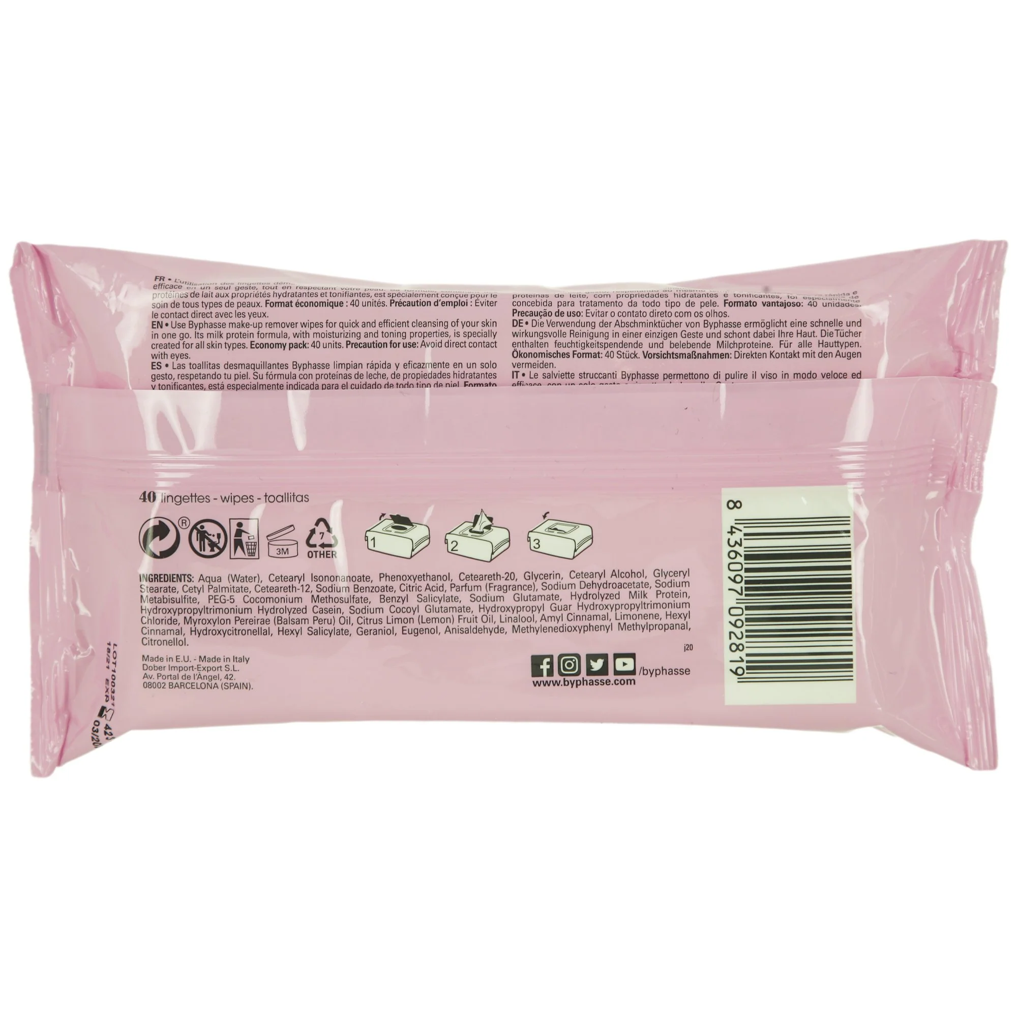 Lingettes démaquillantes protéine de lait - Image 2