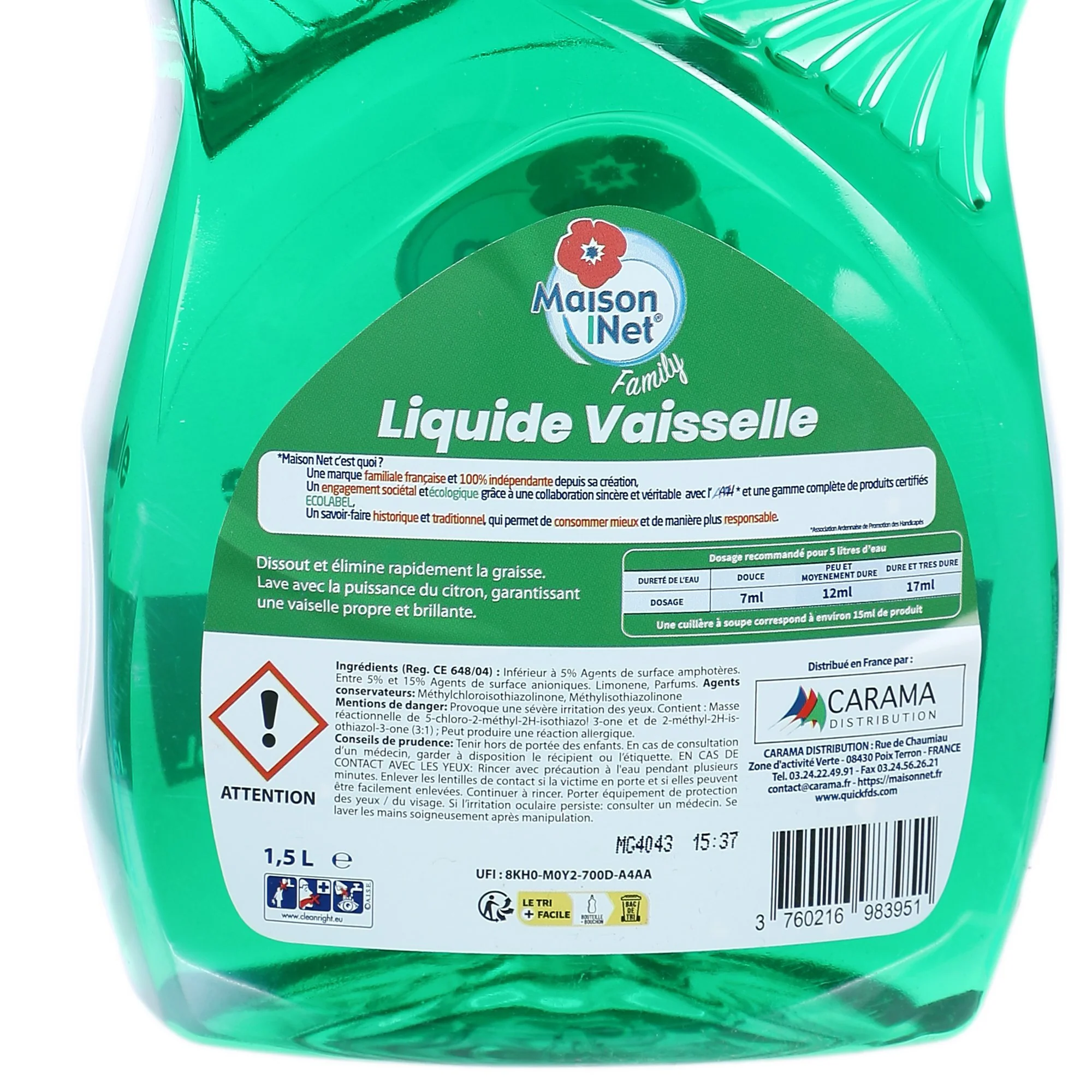 Liquide vaisselle citron vert - Image 3