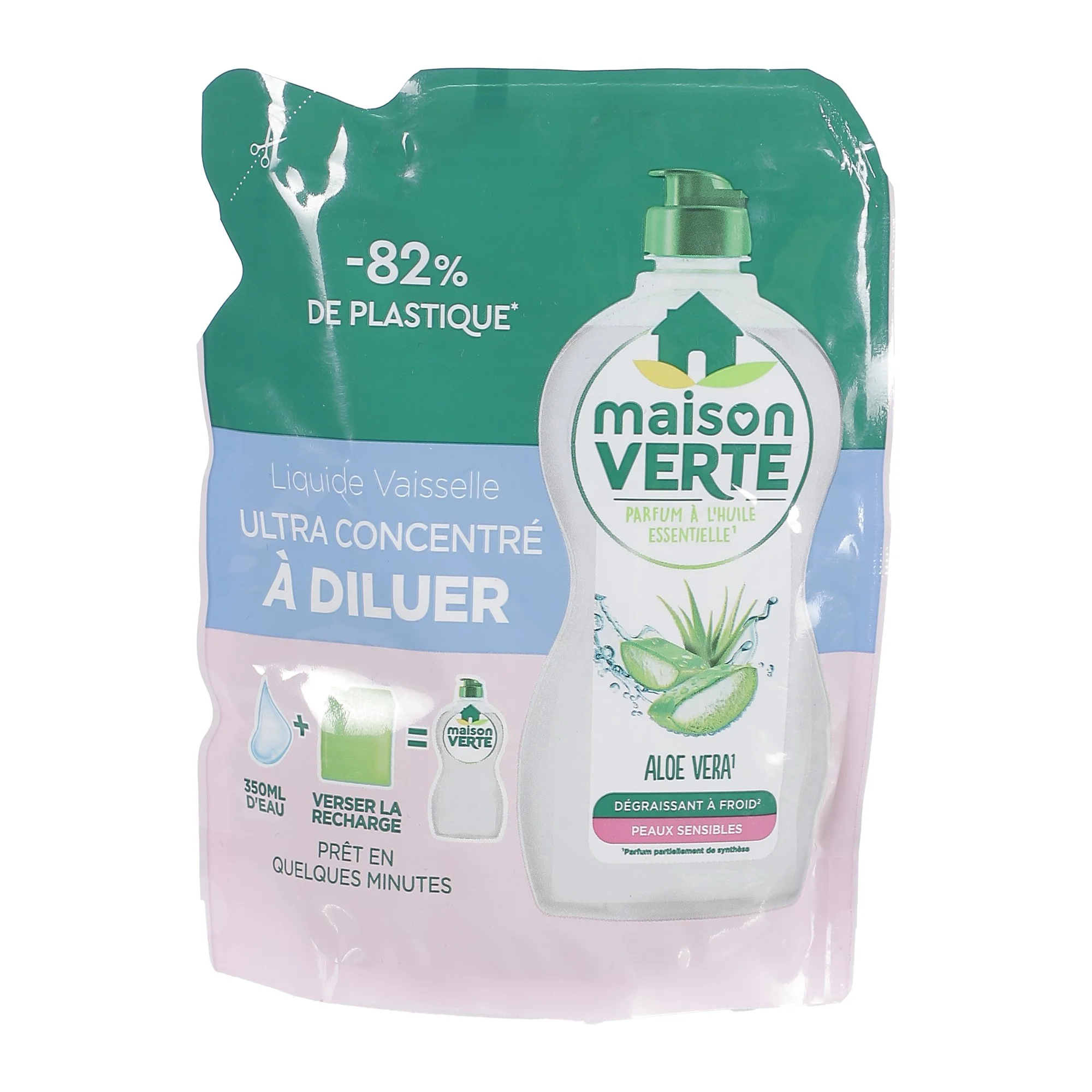 Liquide vaisselle l'ultra concentré à diluer aloé vera