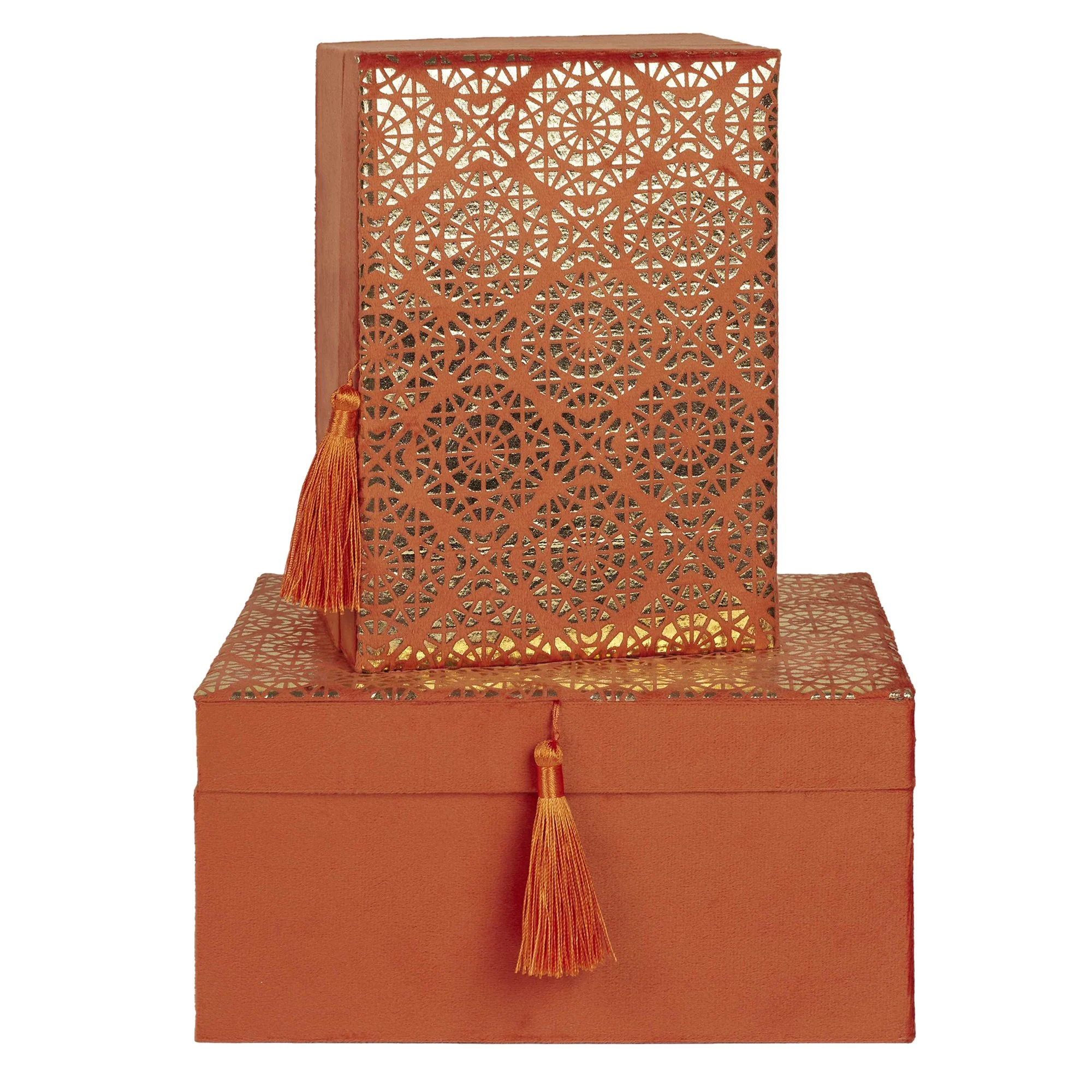 Lot de 2 boîtes à bijoux