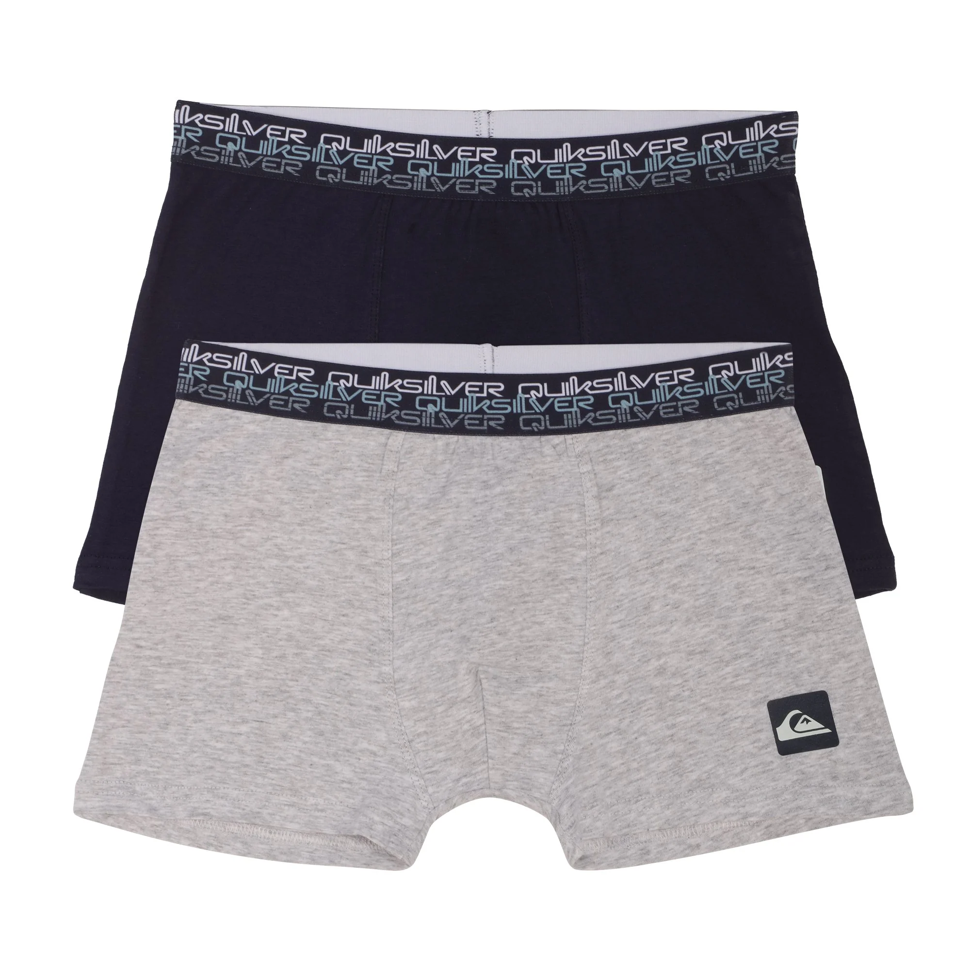 Lot de 2 boxers en coton 10/16 ans - Gris