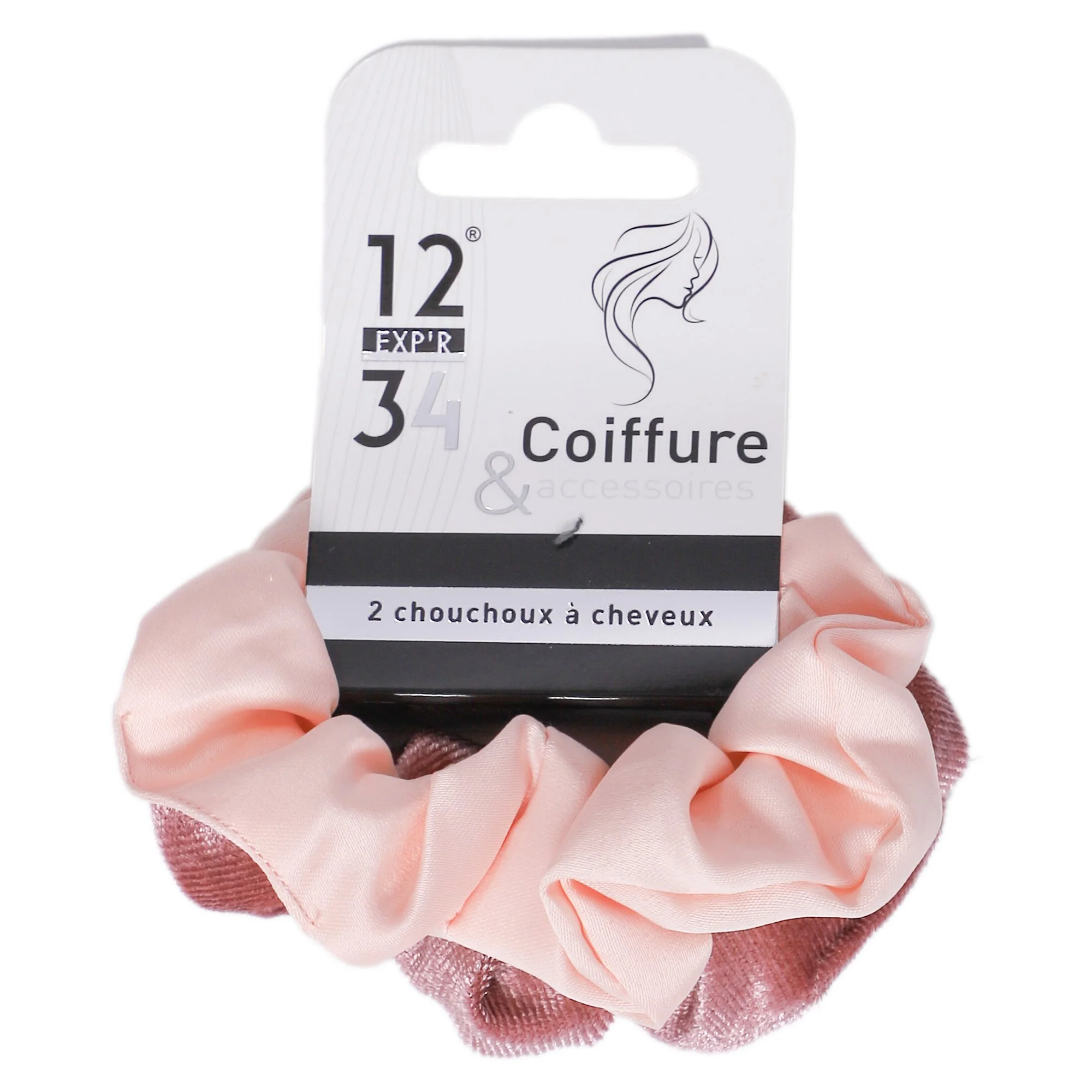 Lot de 2 chouchous rose