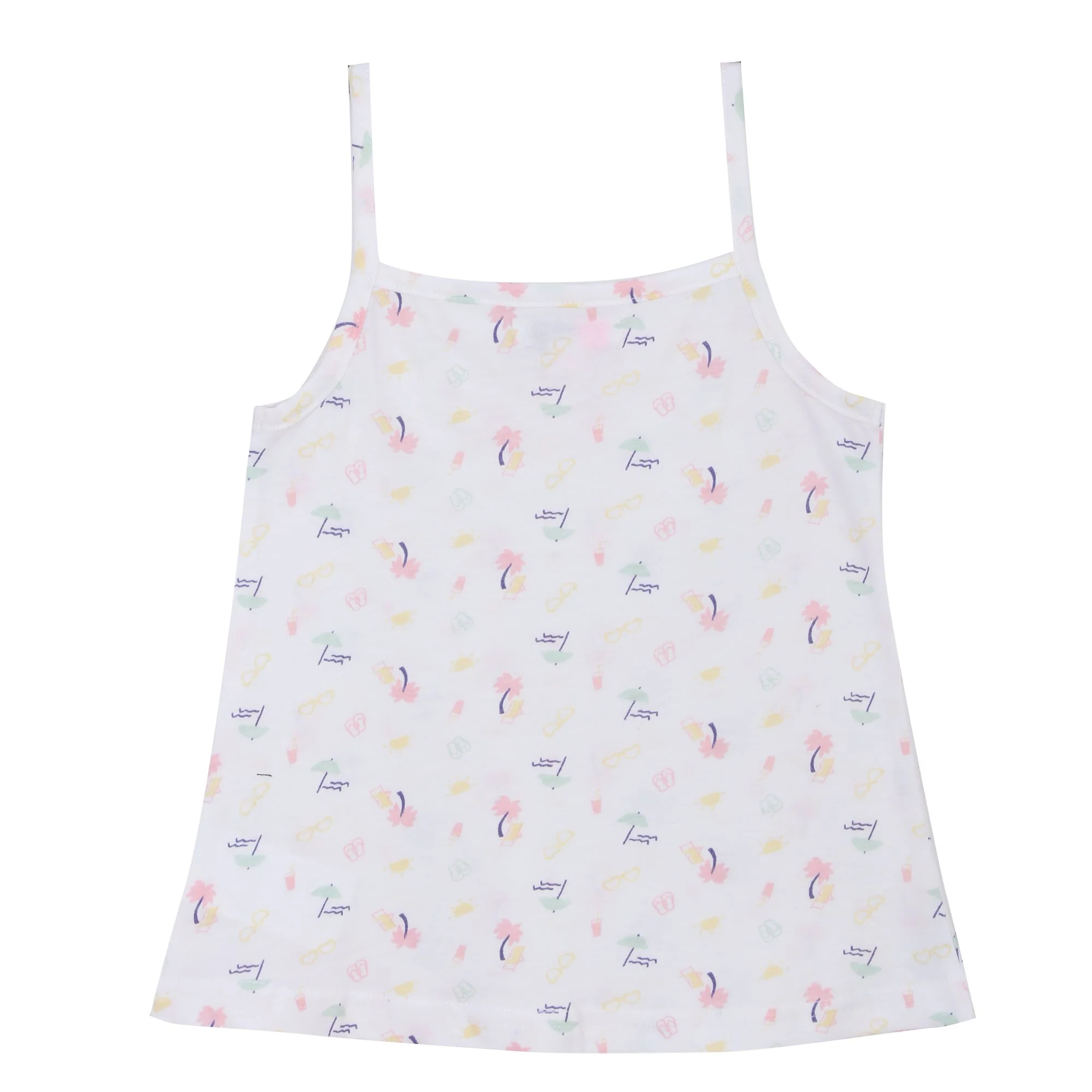 Lot de 2 débardeurs à volants 3/6 ans - Vert - Image 5