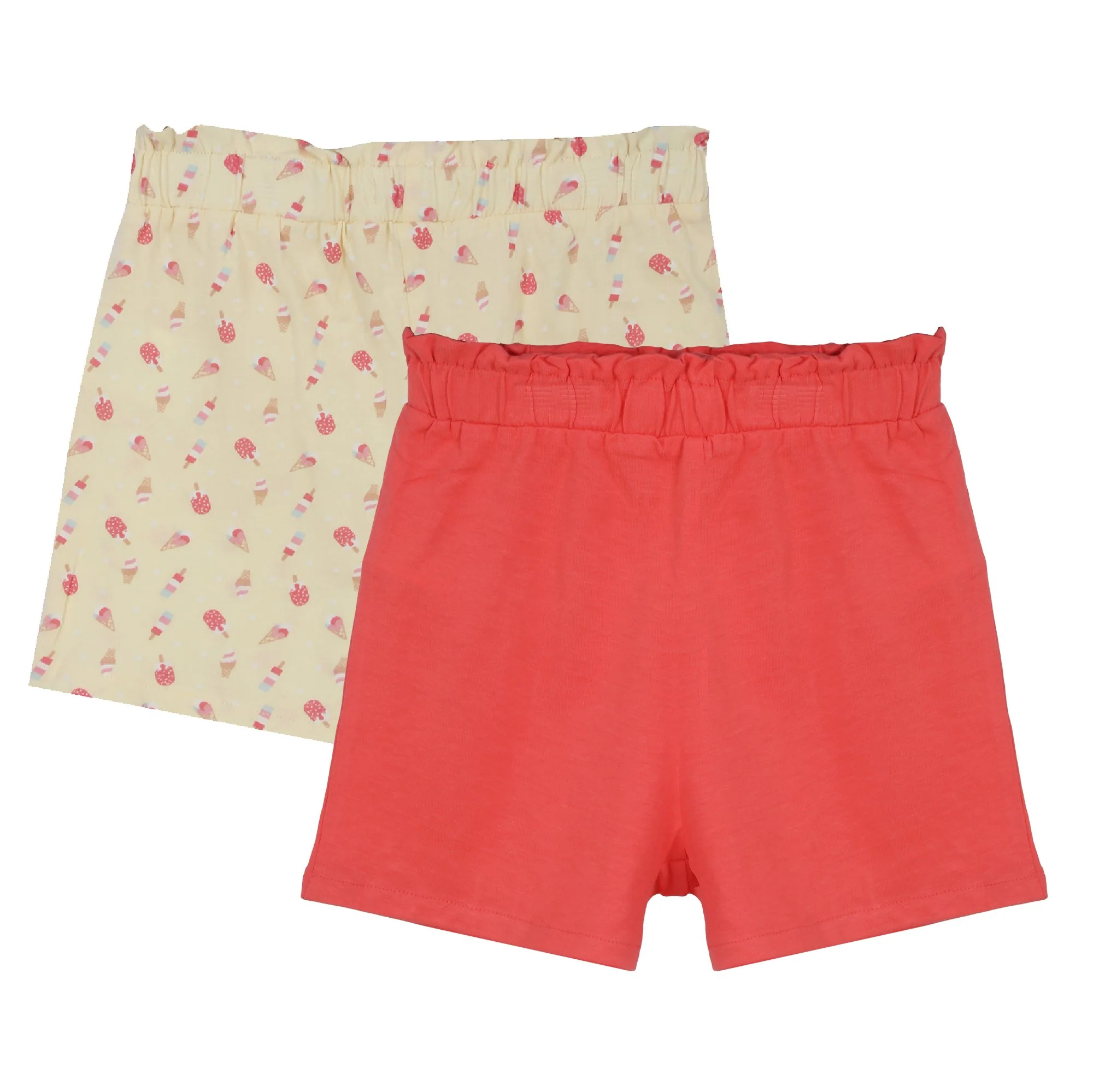 Lot de 2 shorts 3/6 ans - Orange