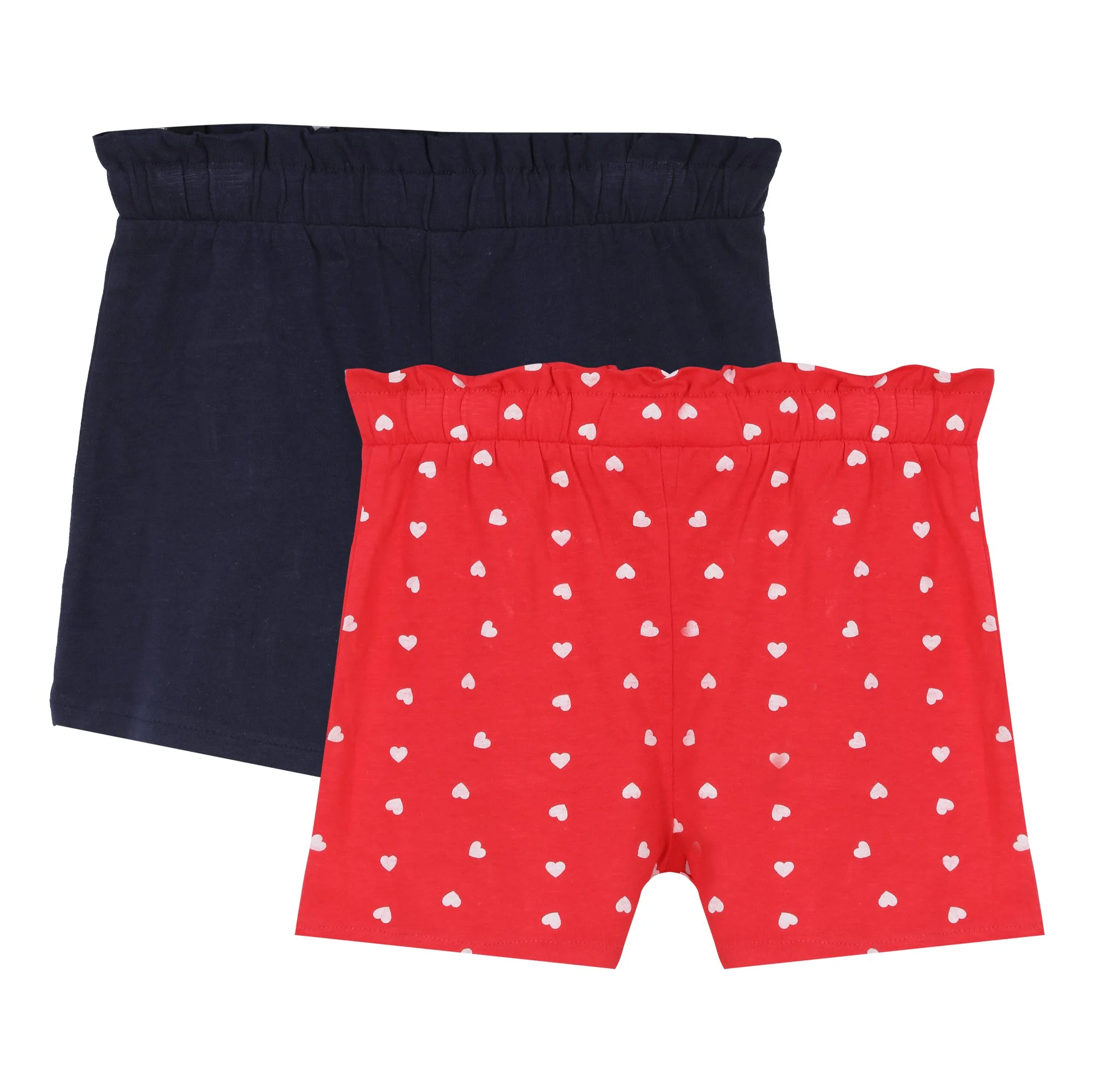 Lot de 2 shorts 3/6 ans - Rouge