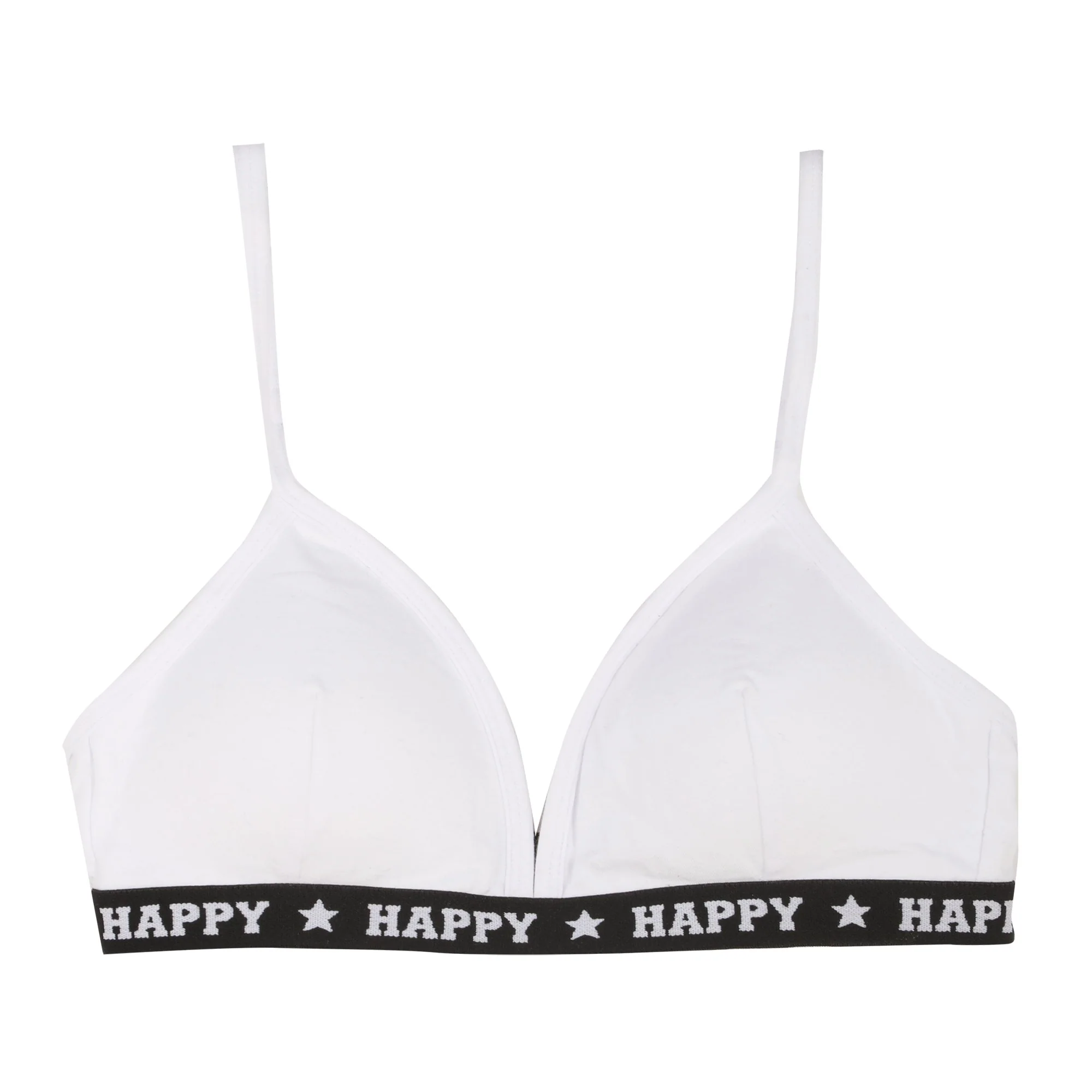 Lot de 2 soutien gorges en coton coque fine - Noir - Image 4