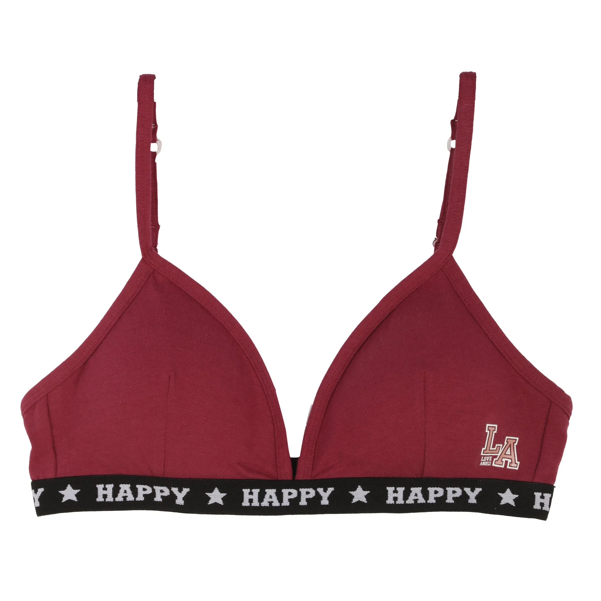 Lot de 2 soutien gorges en coton coque fine - Rose - Image 4