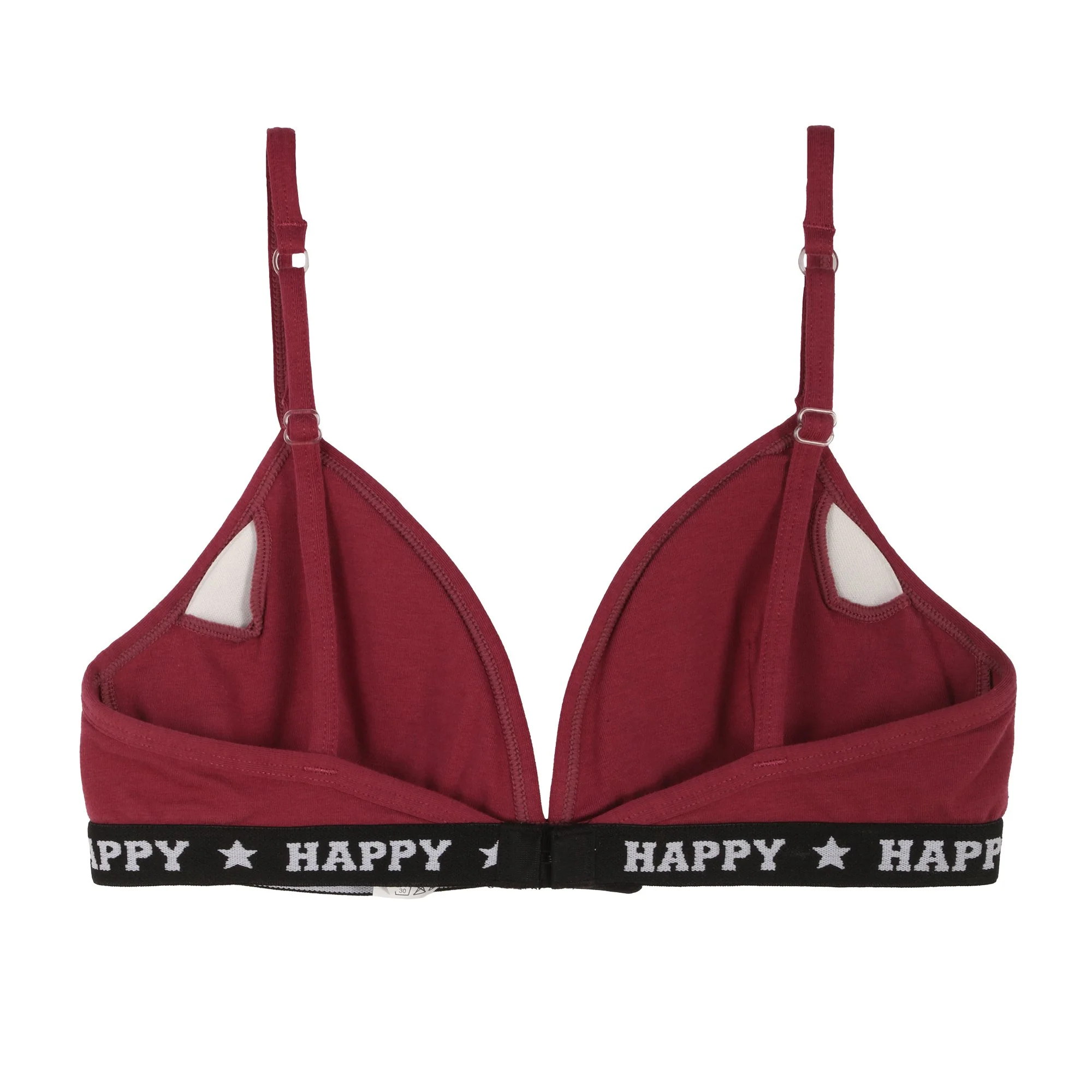 Lot de 2 soutien gorges en coton coque fine - Rose - Image 5