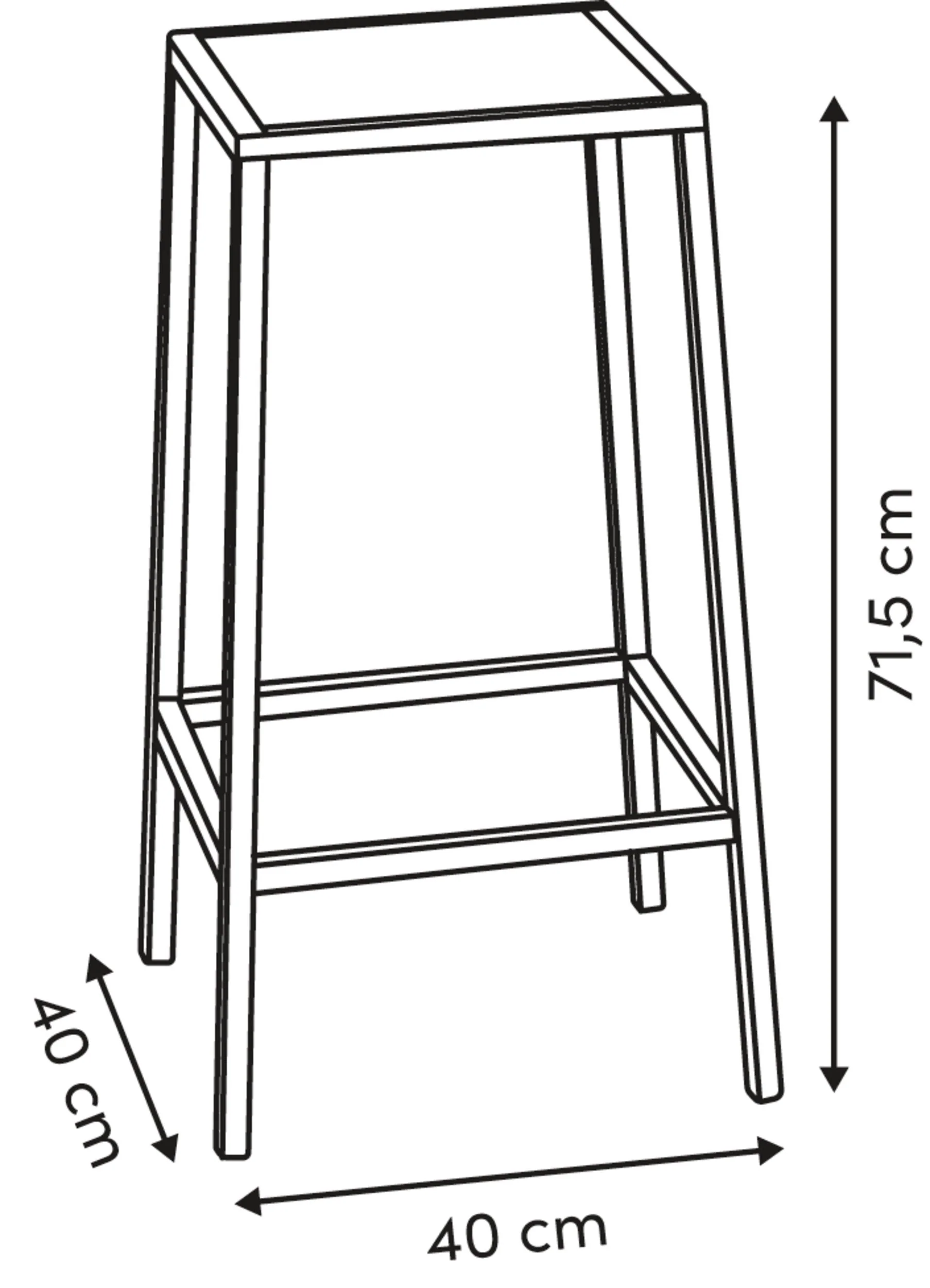 Lot de 2 tabourets de bar - Image 4