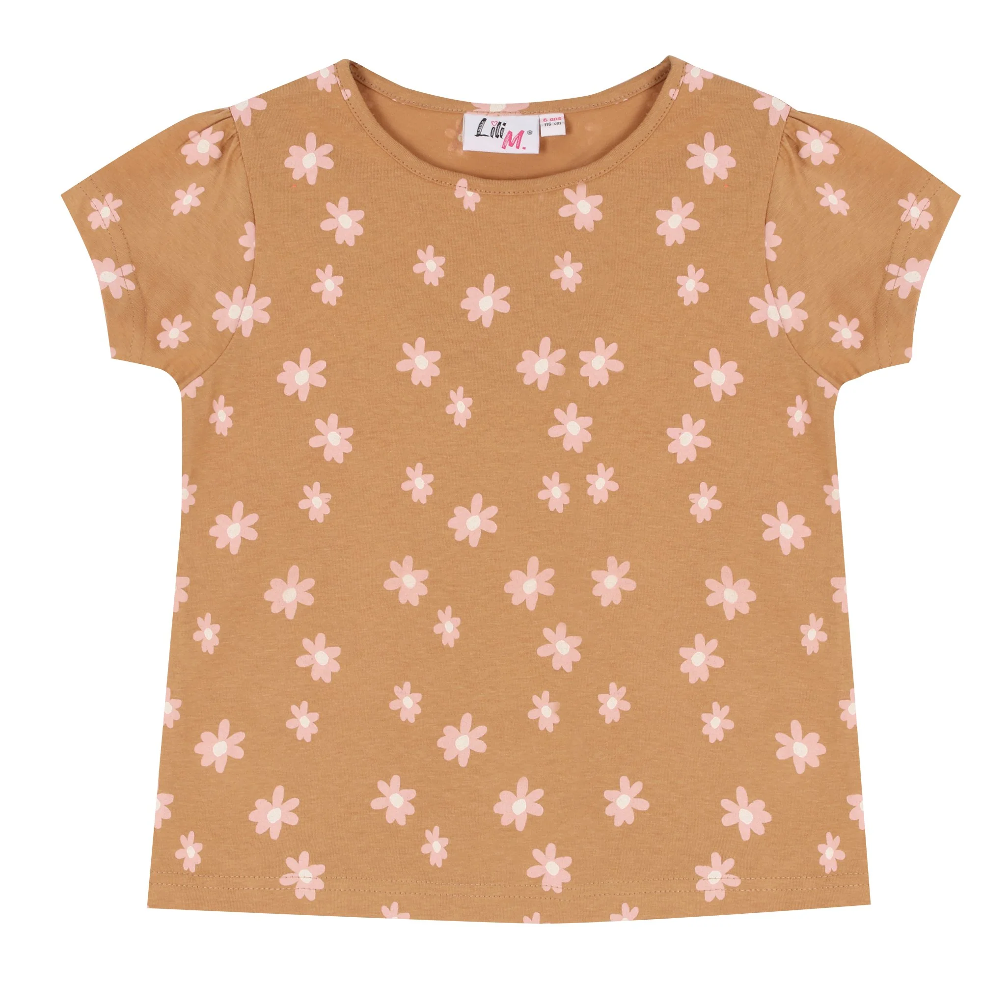 Lot de 2 tee-shirts manches courtes avec animation 3/12 ans - Rose