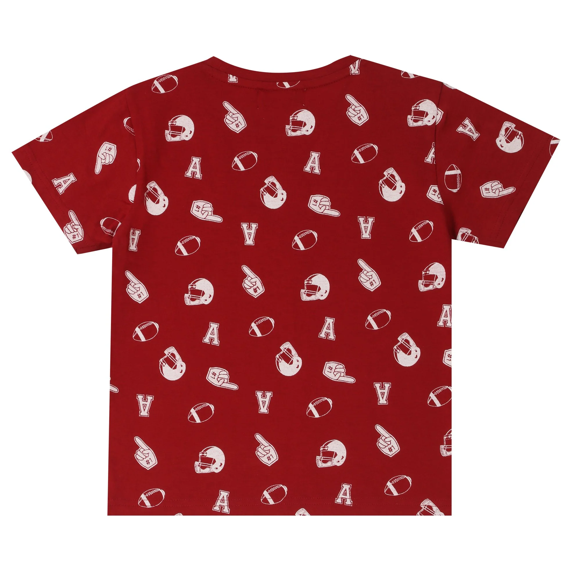 Lot de 2 tee-shirts manches courtes avec animations 3/12 ans - Rouge - Image 5