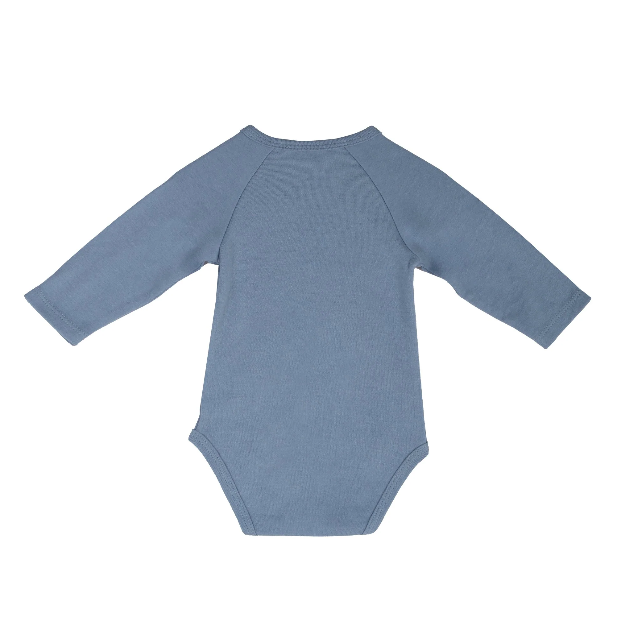 Lot de 3 bodies croisés 0/9 mois - Bleu - Image 3