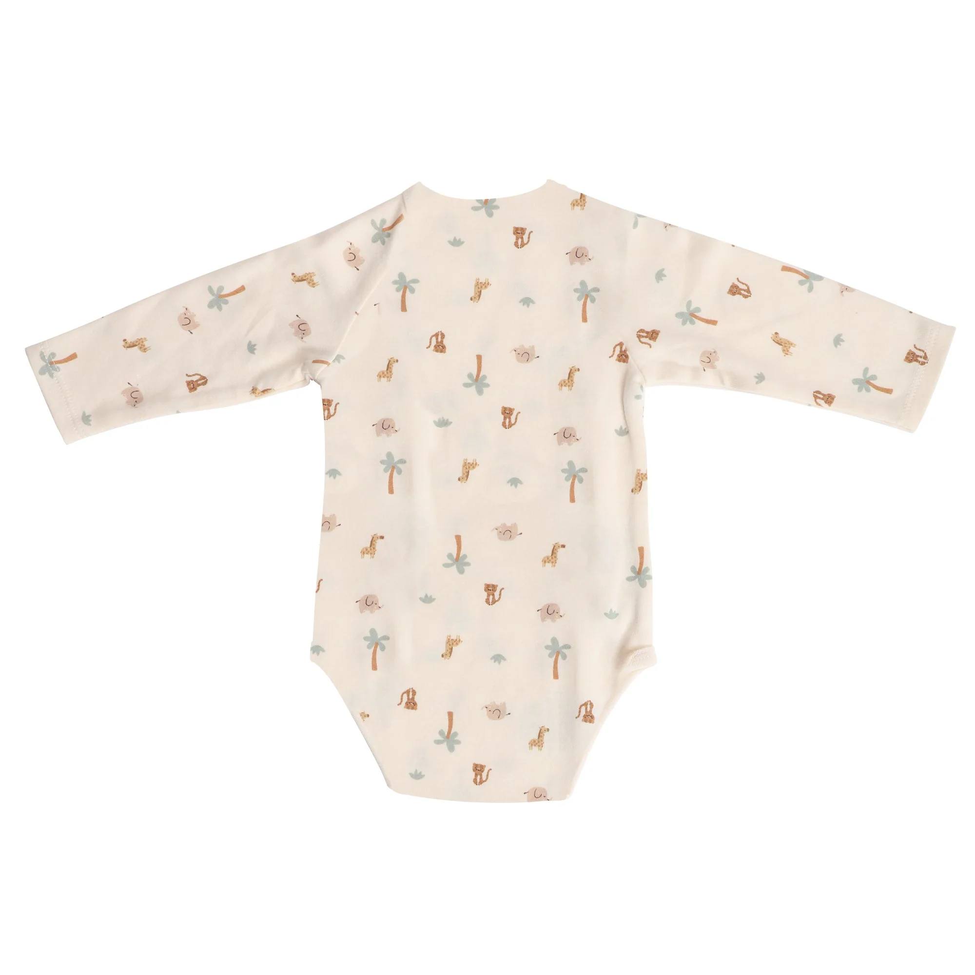 Lot de 3 bodies croisés 0/9 mois - Bleu - Image 6