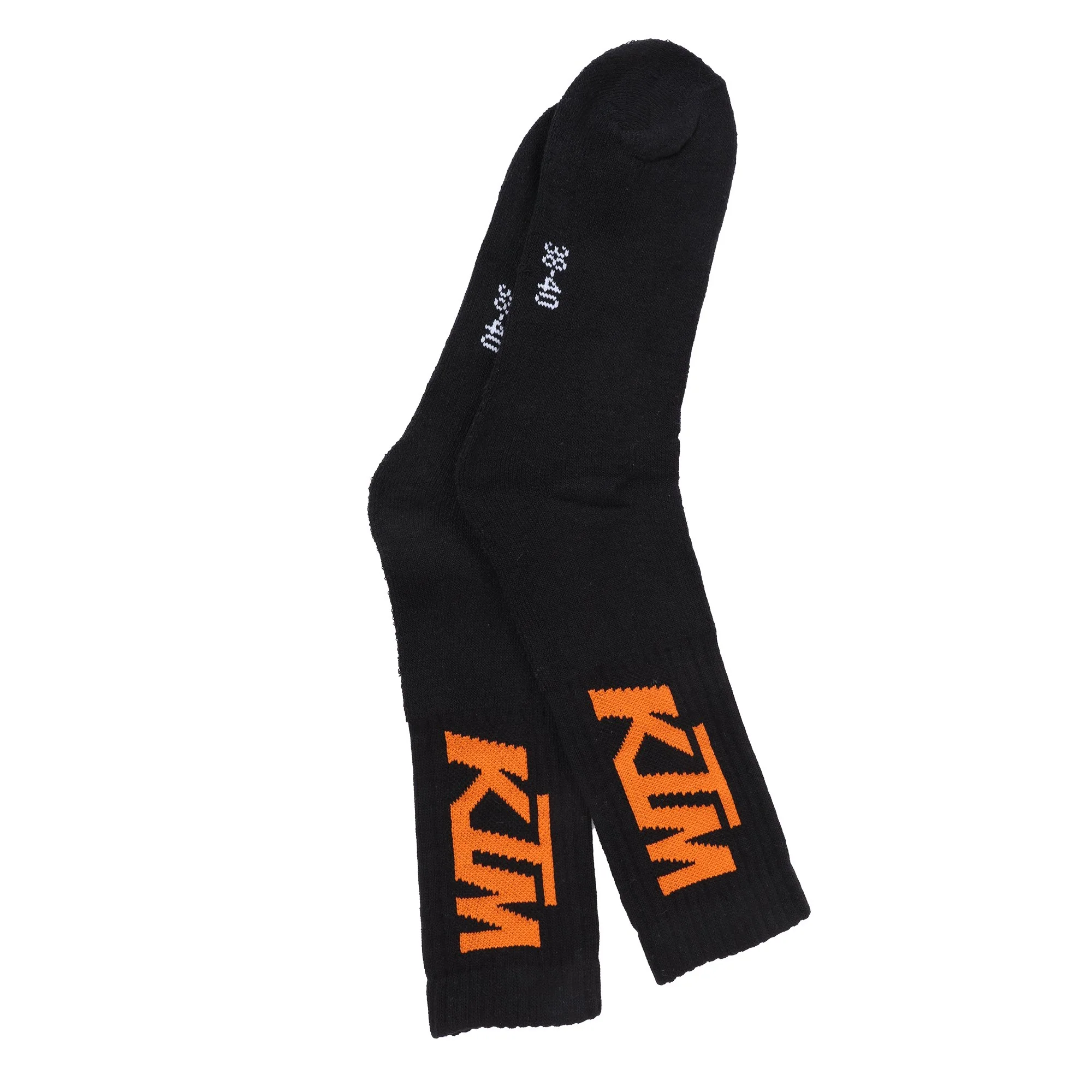 Lot de 3 Chaussettes de tennis Noires et Blanches - Noir - Image 3