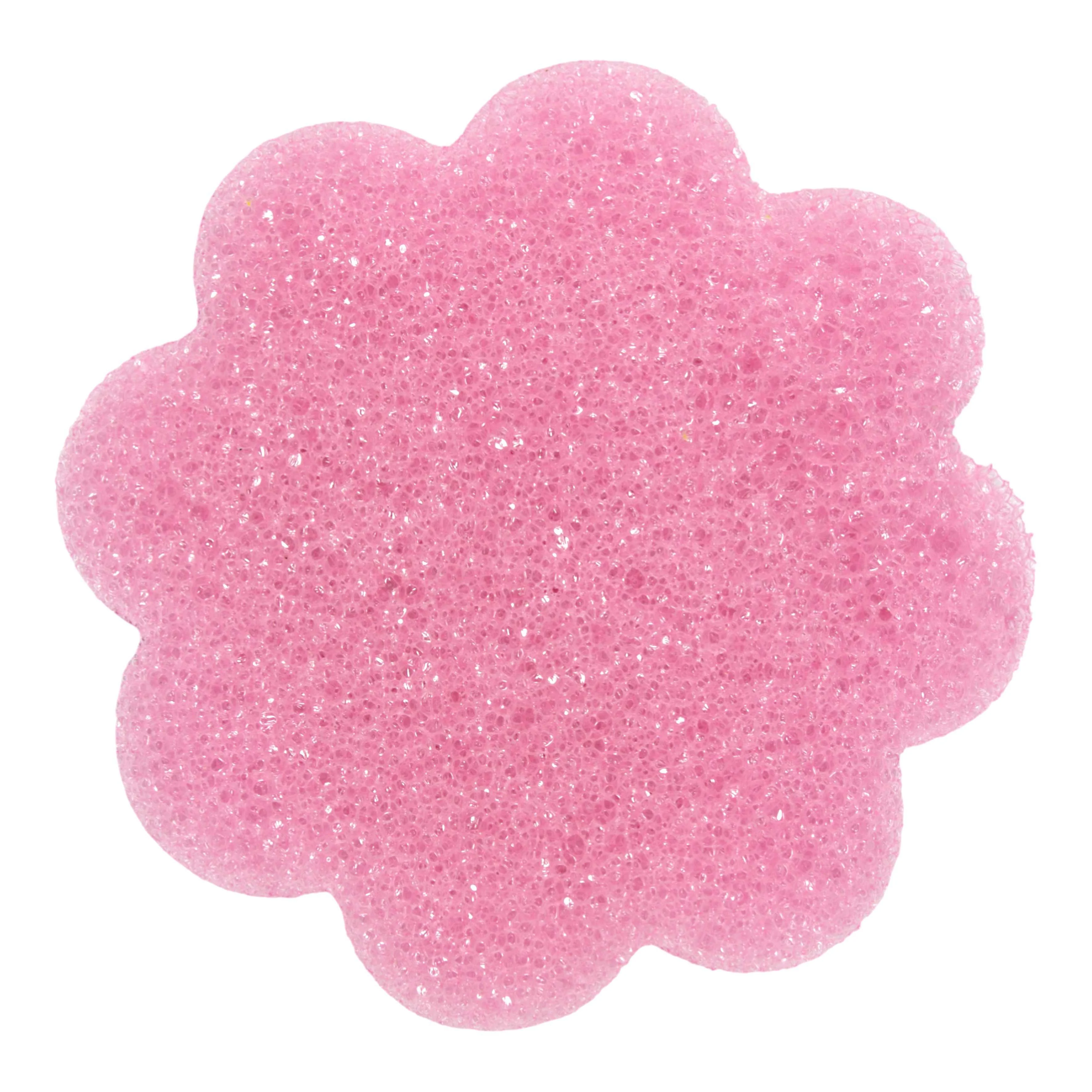 Lot de 3 éponge scrub fleur
