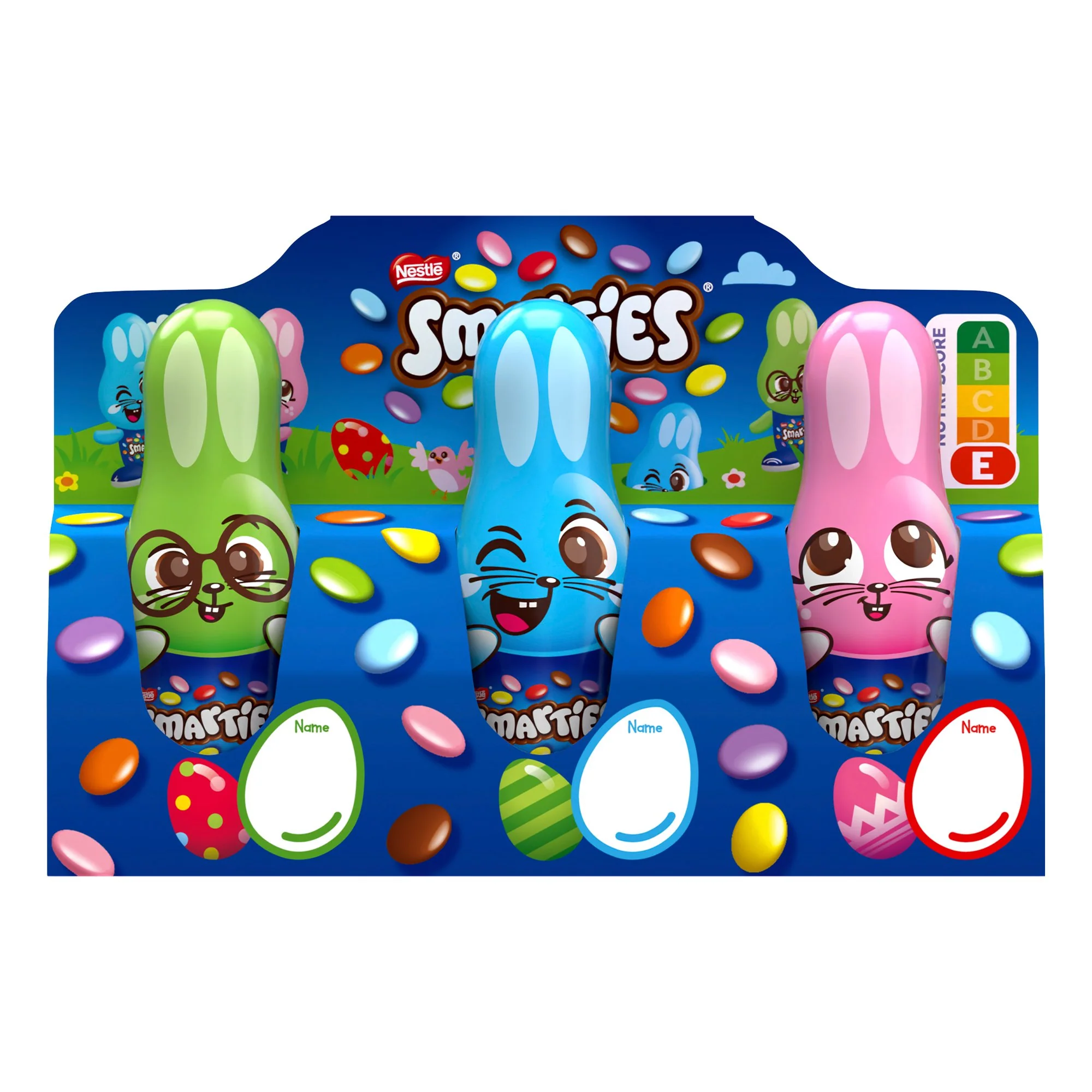 Lot de 3 lapins smarties