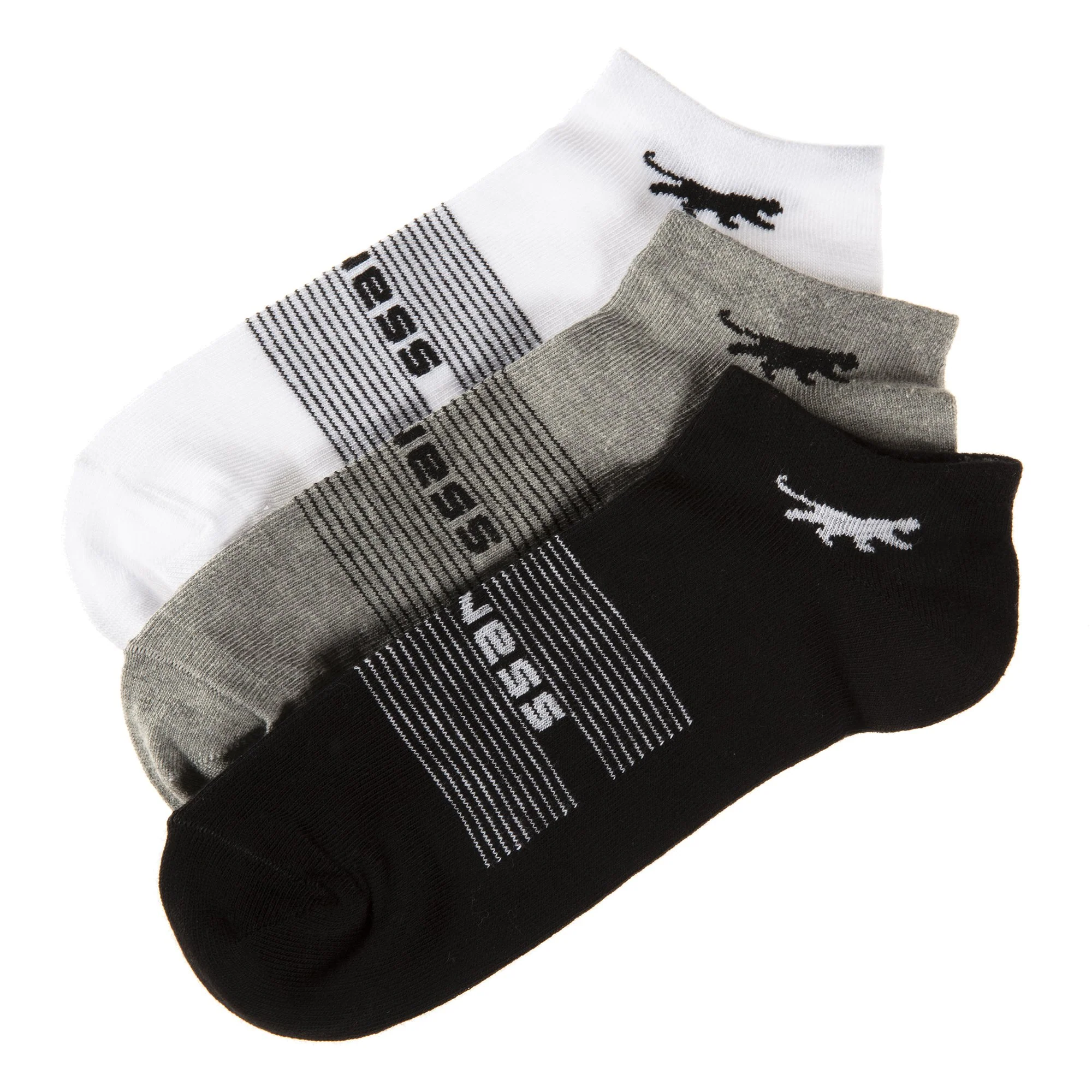 Lot de 3 paires de chaussettes courtes fantaisie