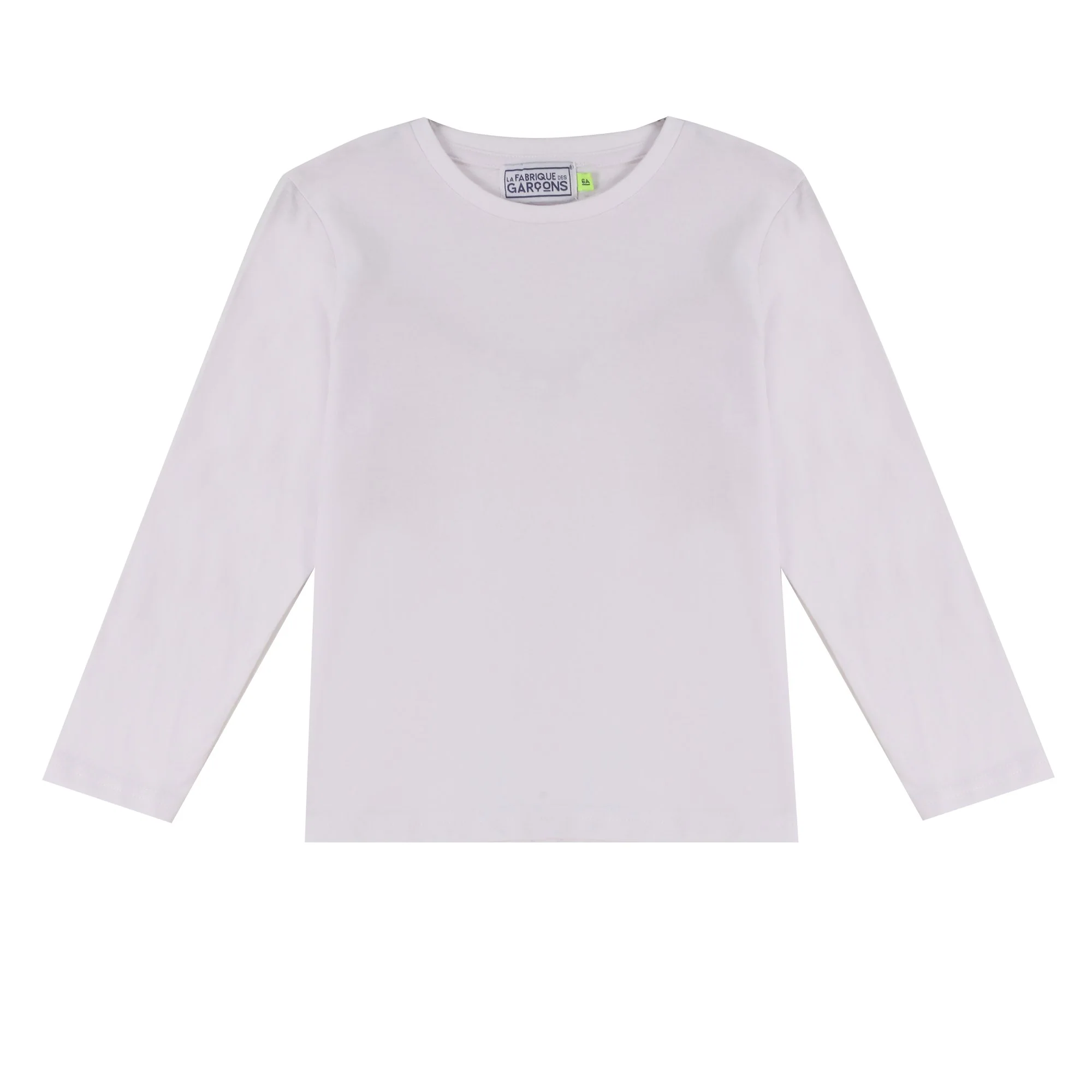 Lot de 3 tee-shirts manches longues 3/12 ans - Blanc