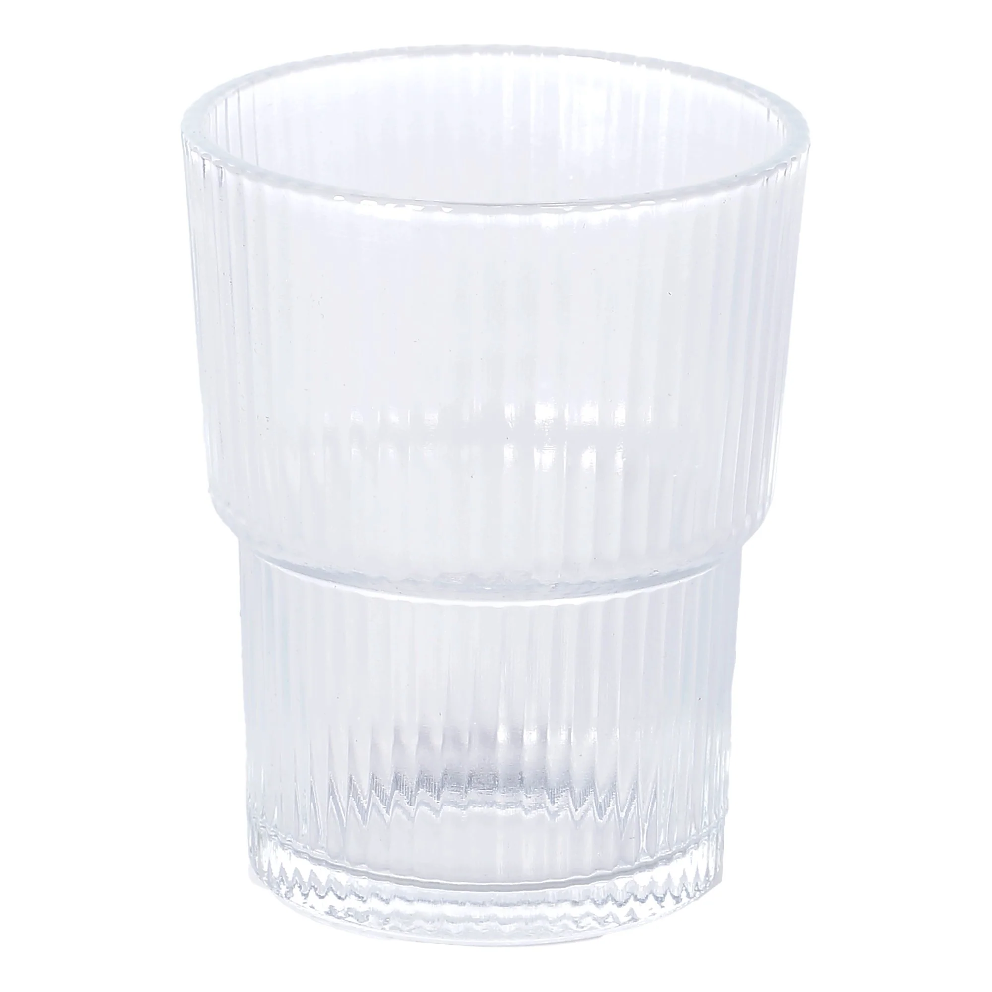 Lot de 3 verres striés 400ml - Image 2