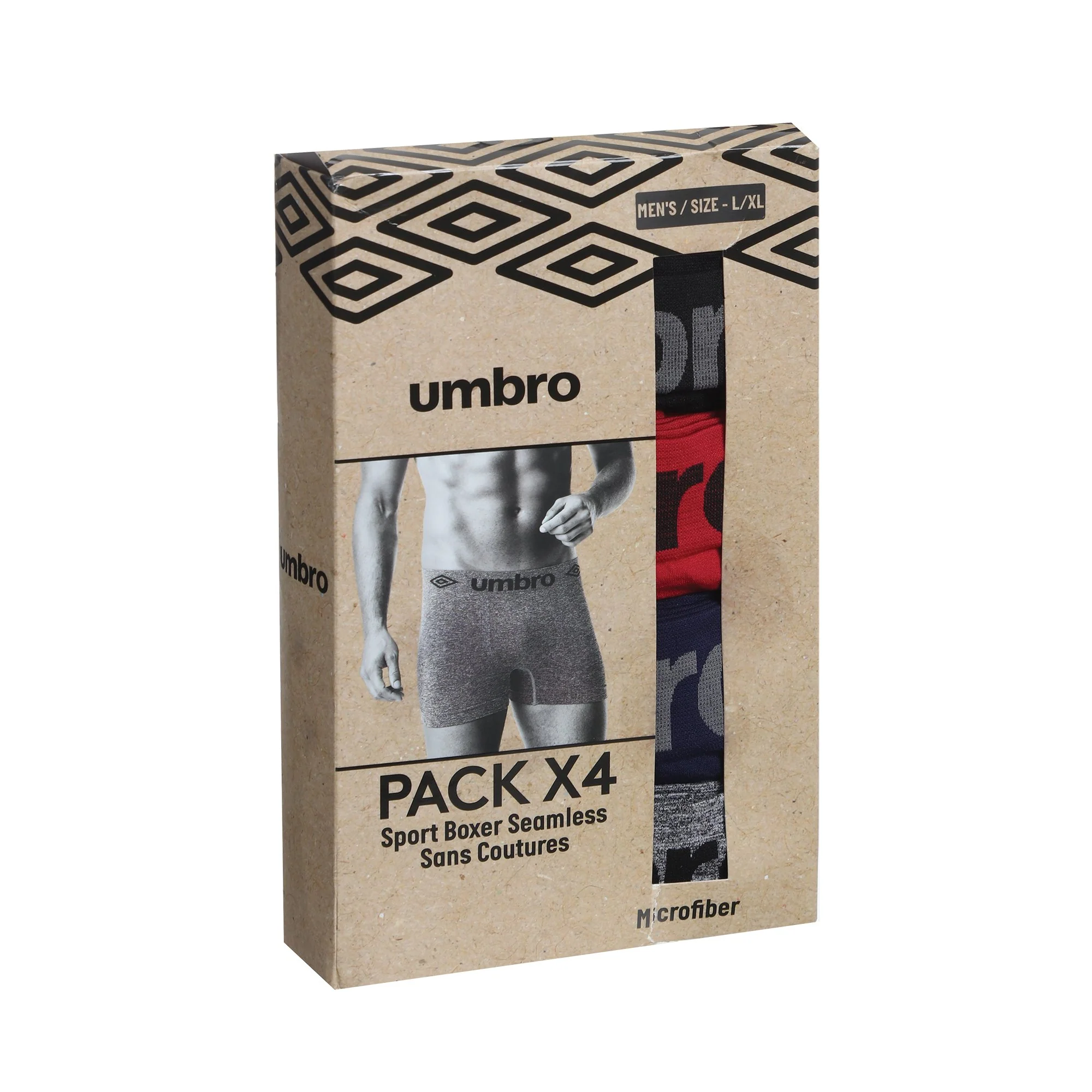 Lot de 4 boxers en microfibre - Multicolore - Image 6