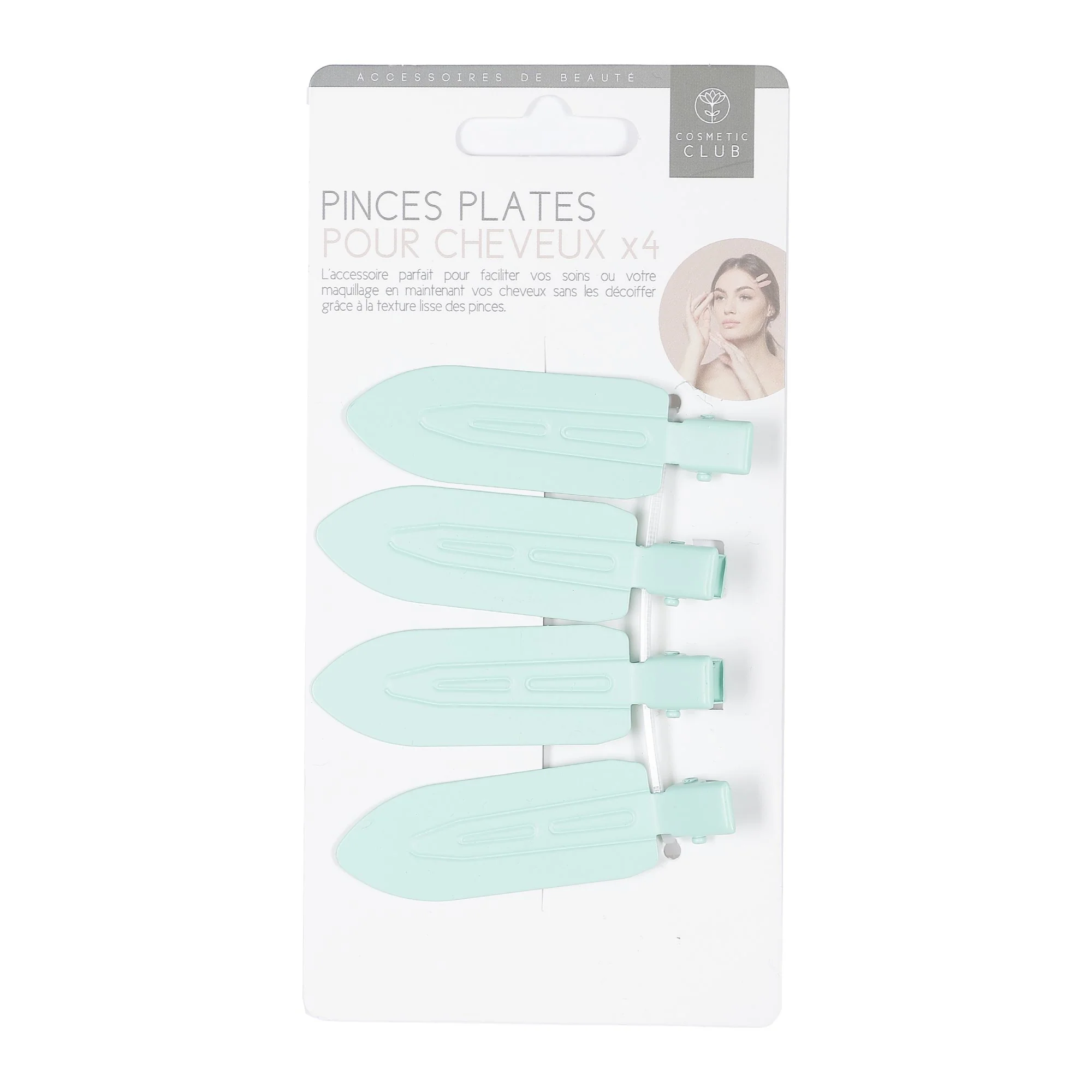 Lot de 4 pinces à cheveux