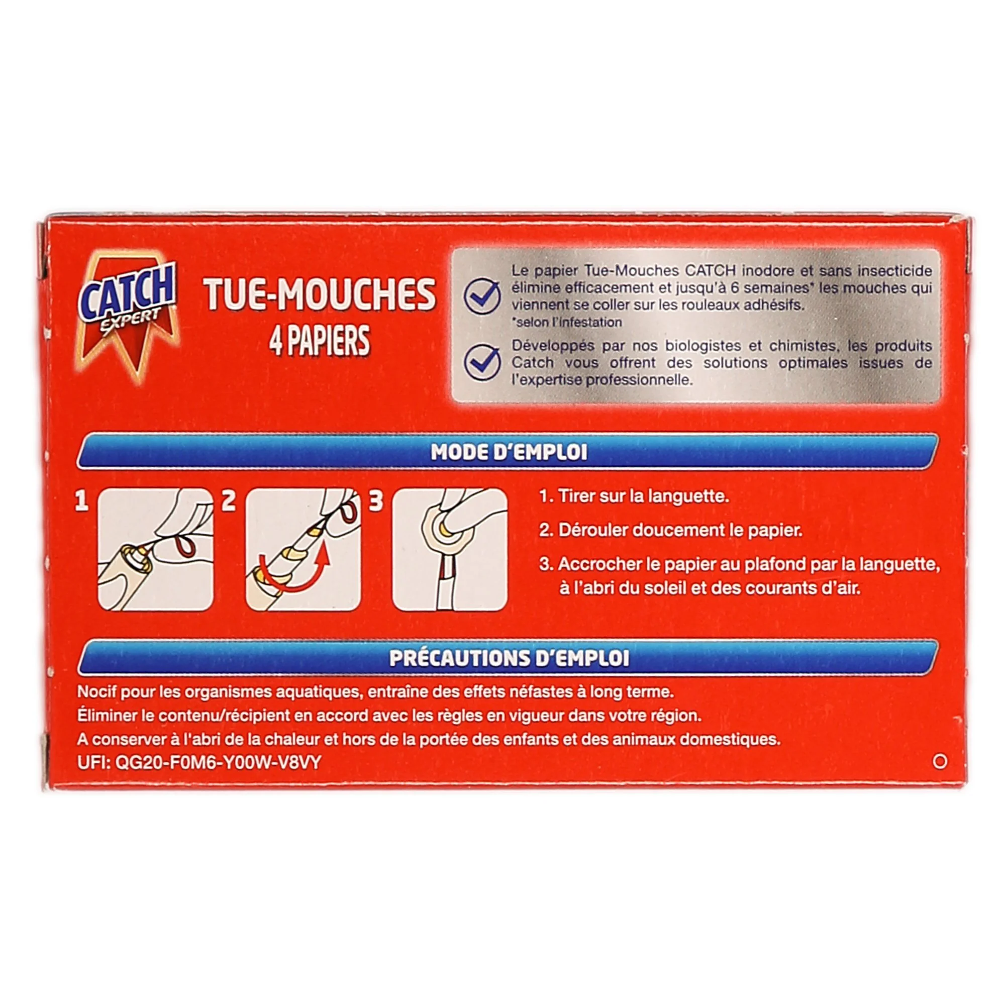 Lot de 4 rubans attrape mouches - Image 3