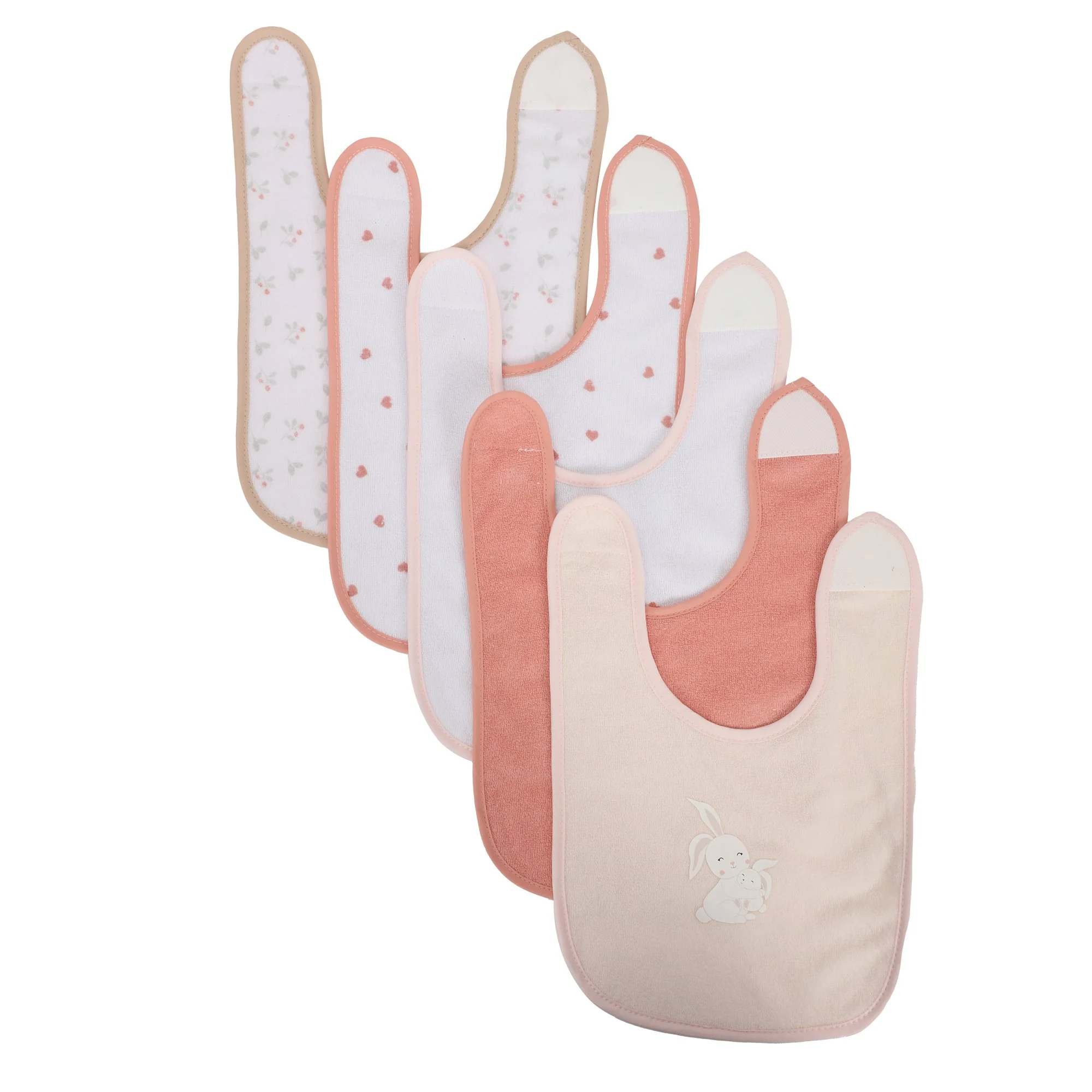Lot de 5 bavoirs velcro imprimés - Image 3