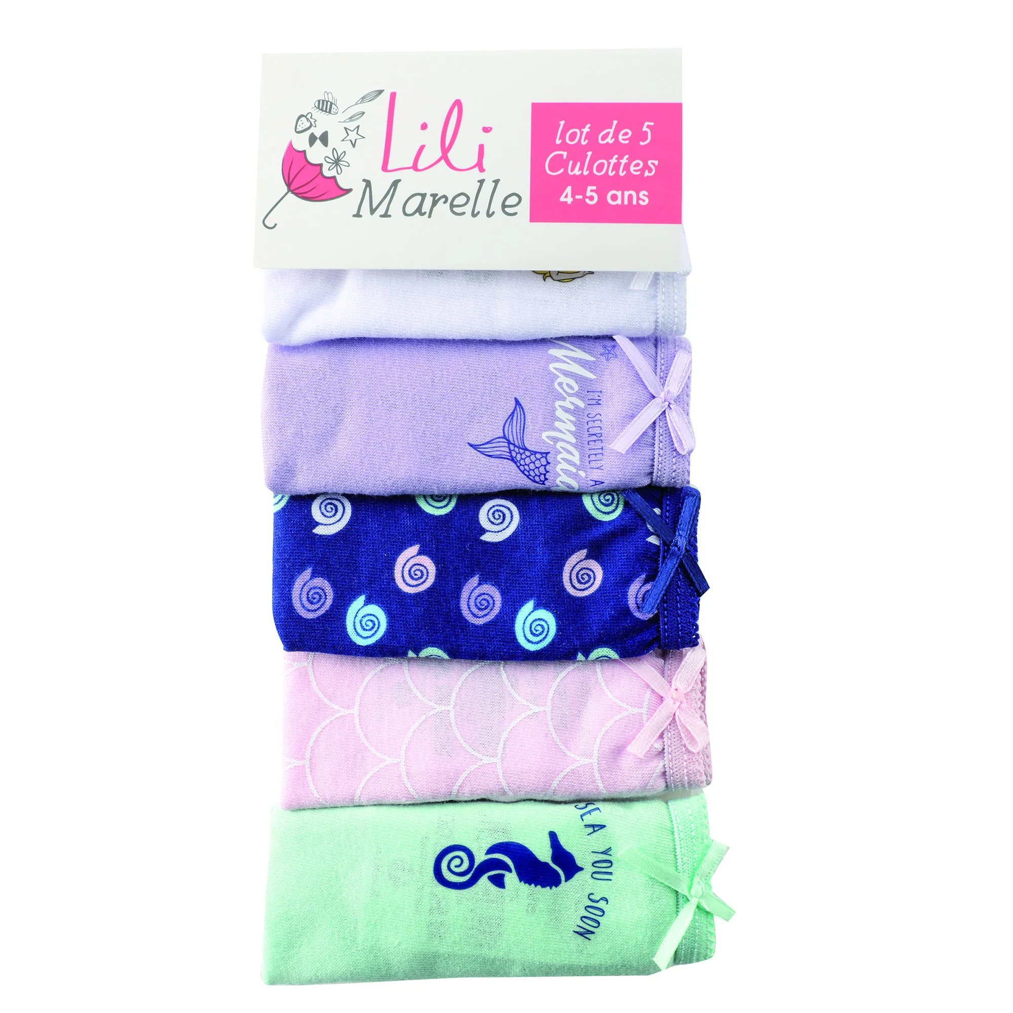 Lot de 5 culottes fantaisie - Image 3