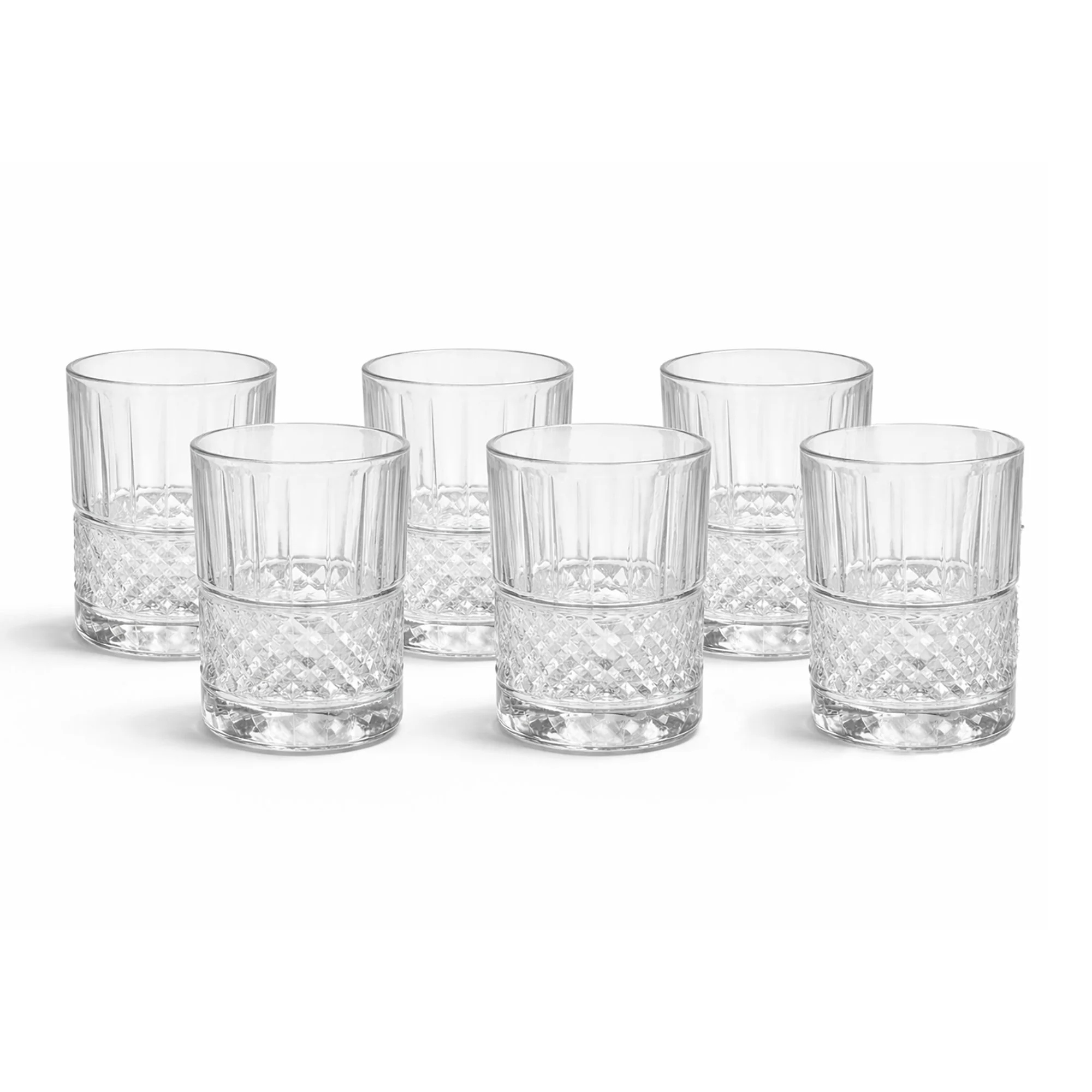 Lot de 6 verres à thé Petra