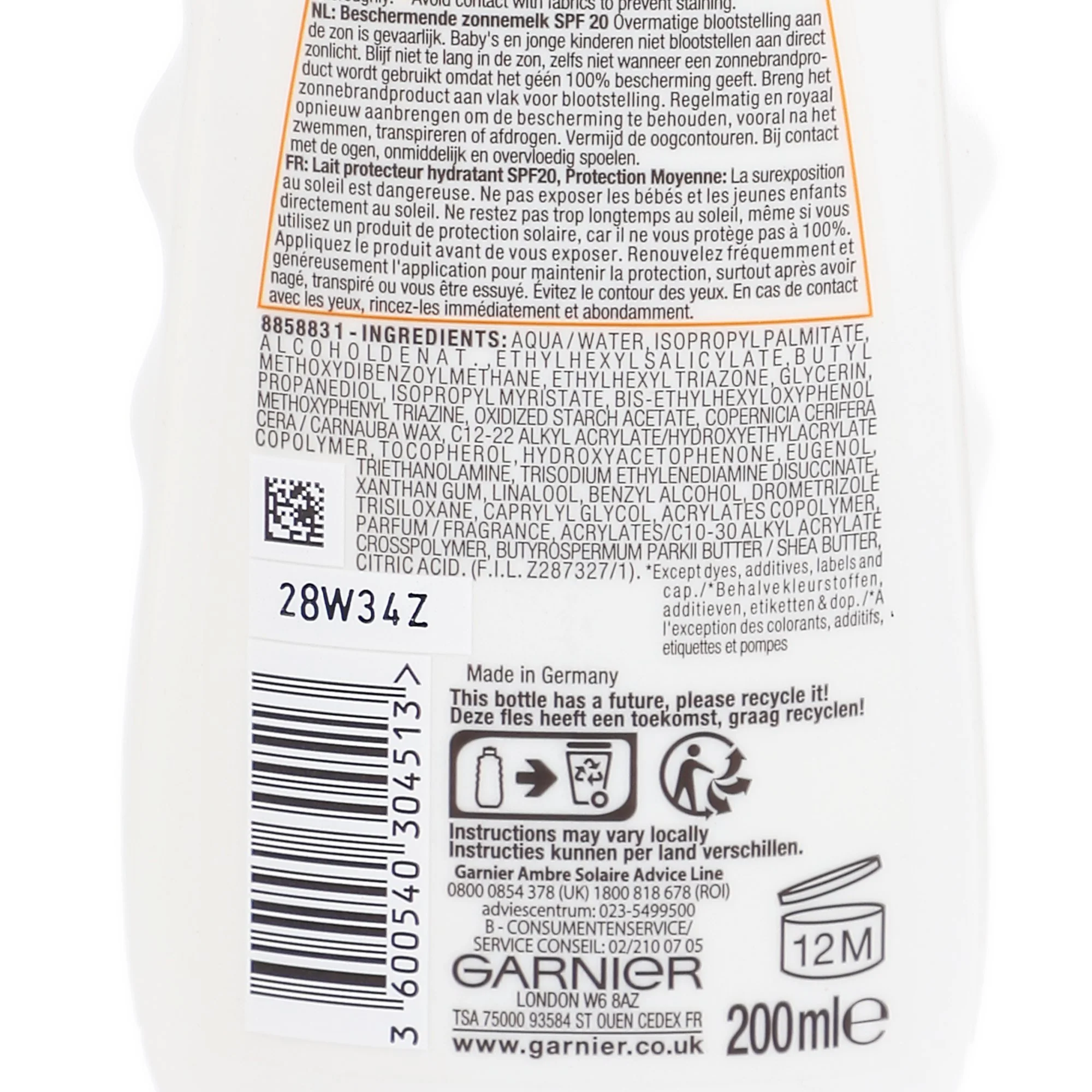 Lotion solaire Hydra 24h Protect SPF20 - Image 3