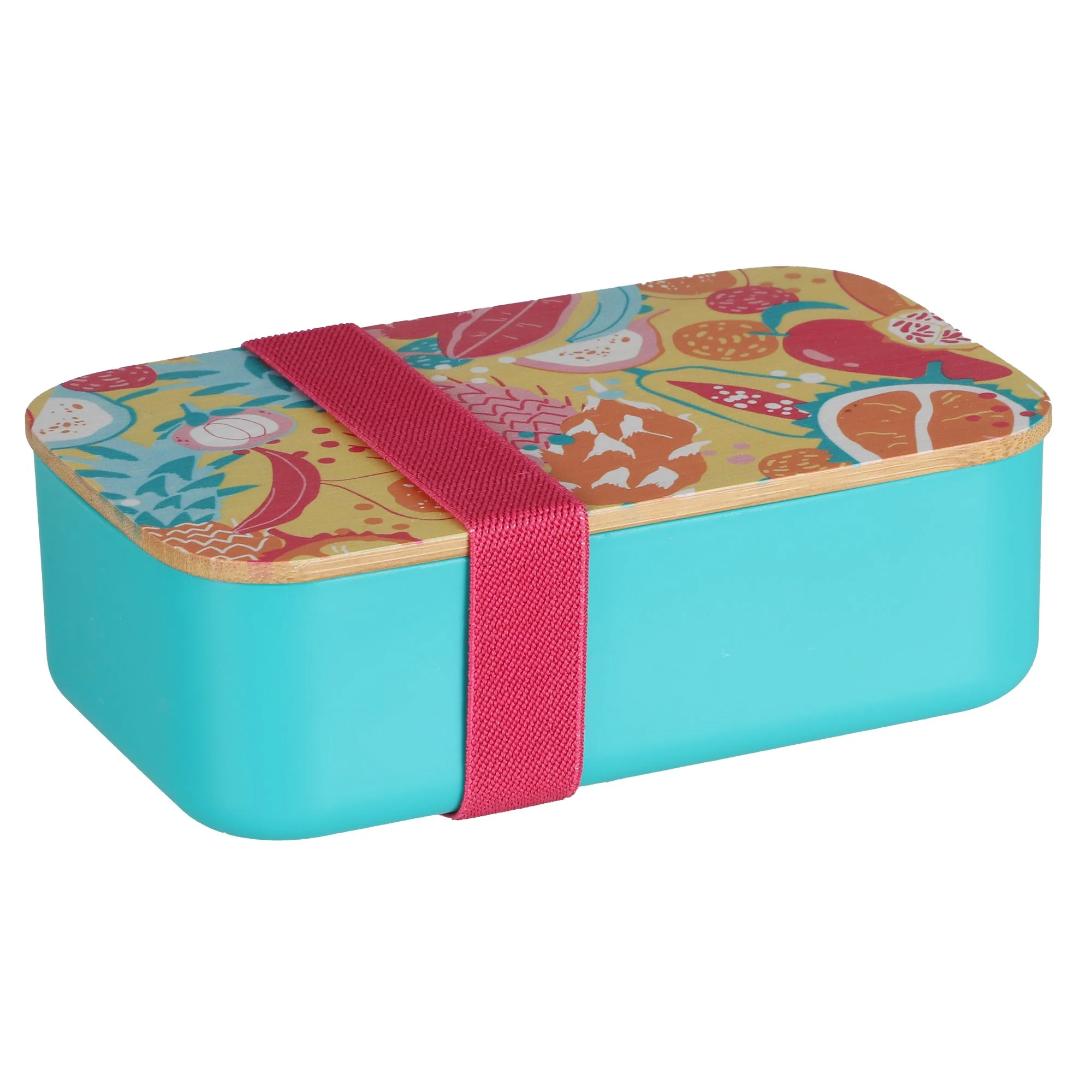 Lunch box couvercle en bambou Gourmande - Image 2