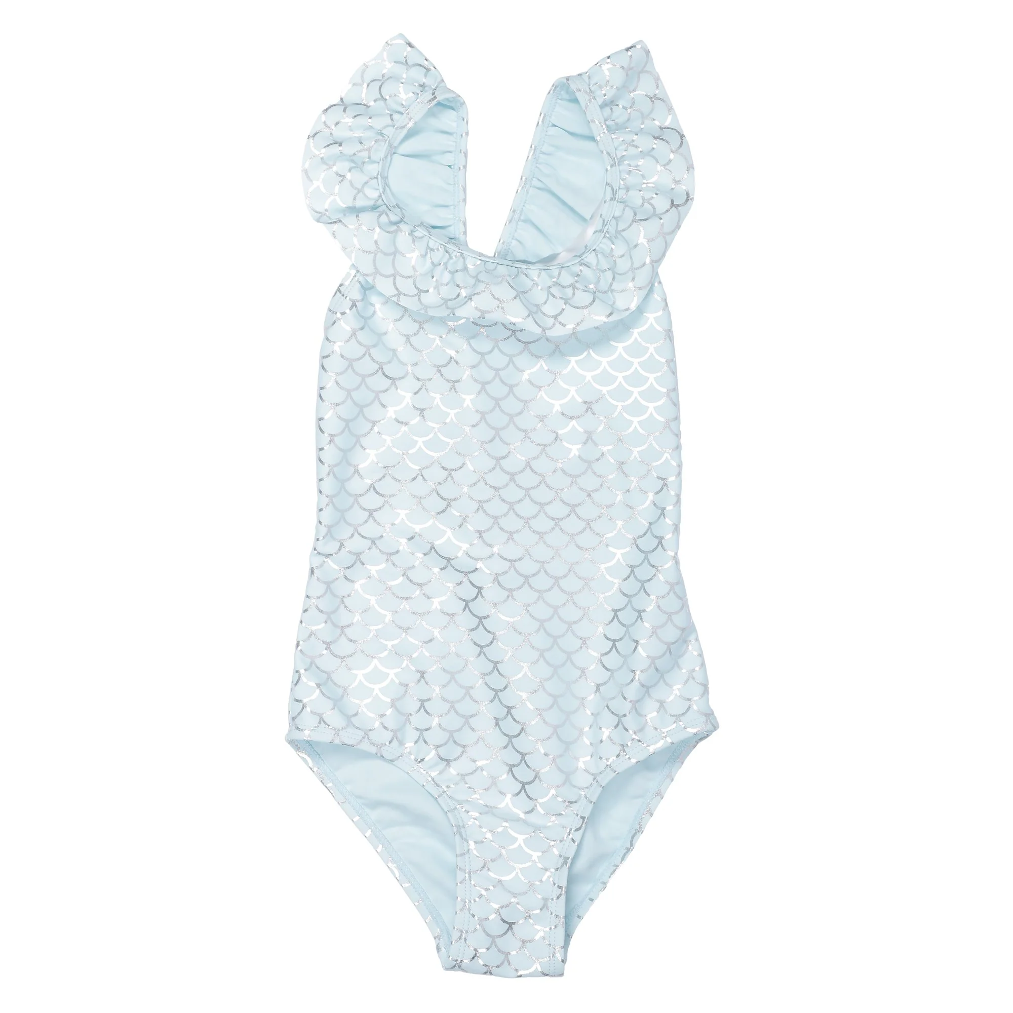 Maillot de bain 1 pièce à volant - Orange - Image 3