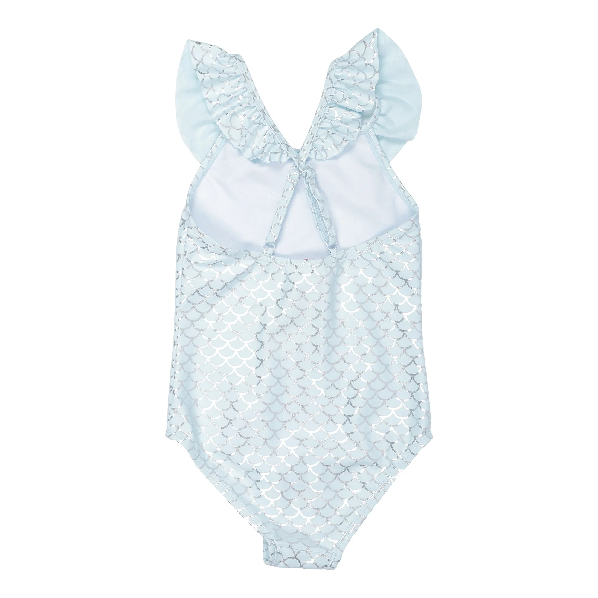 Maillot de bain 1 pièce à volant - Orange - Image 4