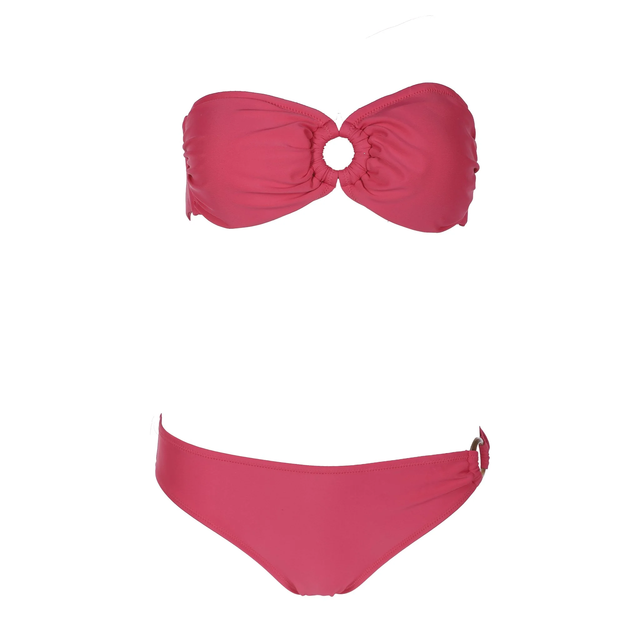 Maillot de bain 2 pièces bandeau - Jaune - Image 5