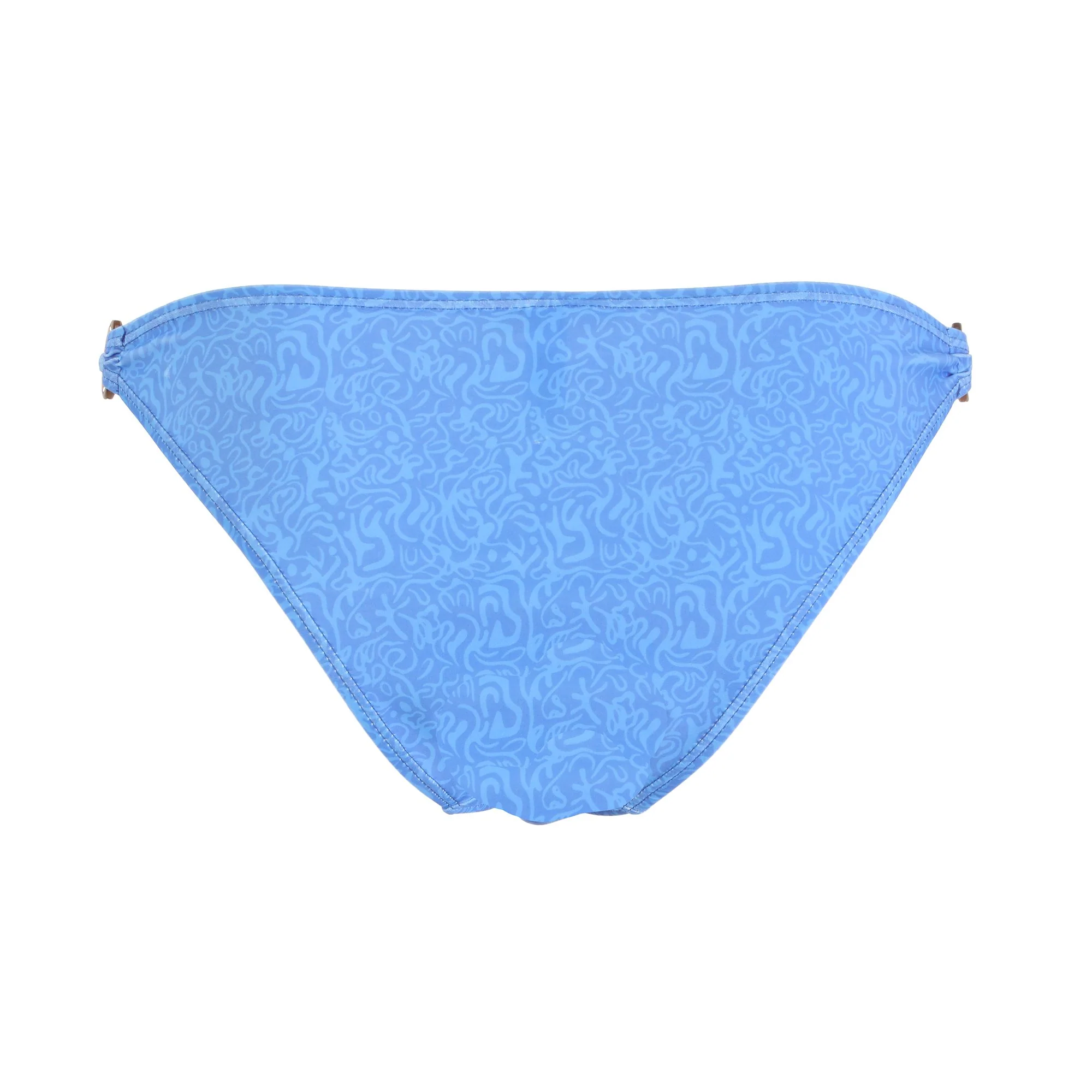 Maillot de bain 2 pièces uni - Bleu - Image 3