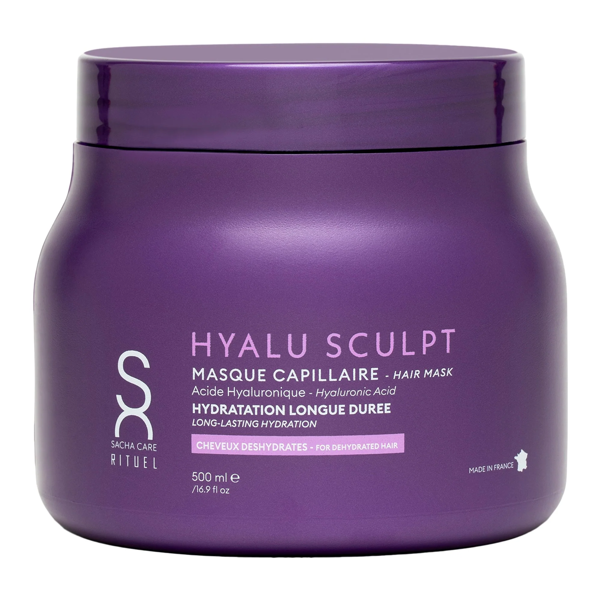 Masque capillaire cheveux déshydratés acide hyaluronique