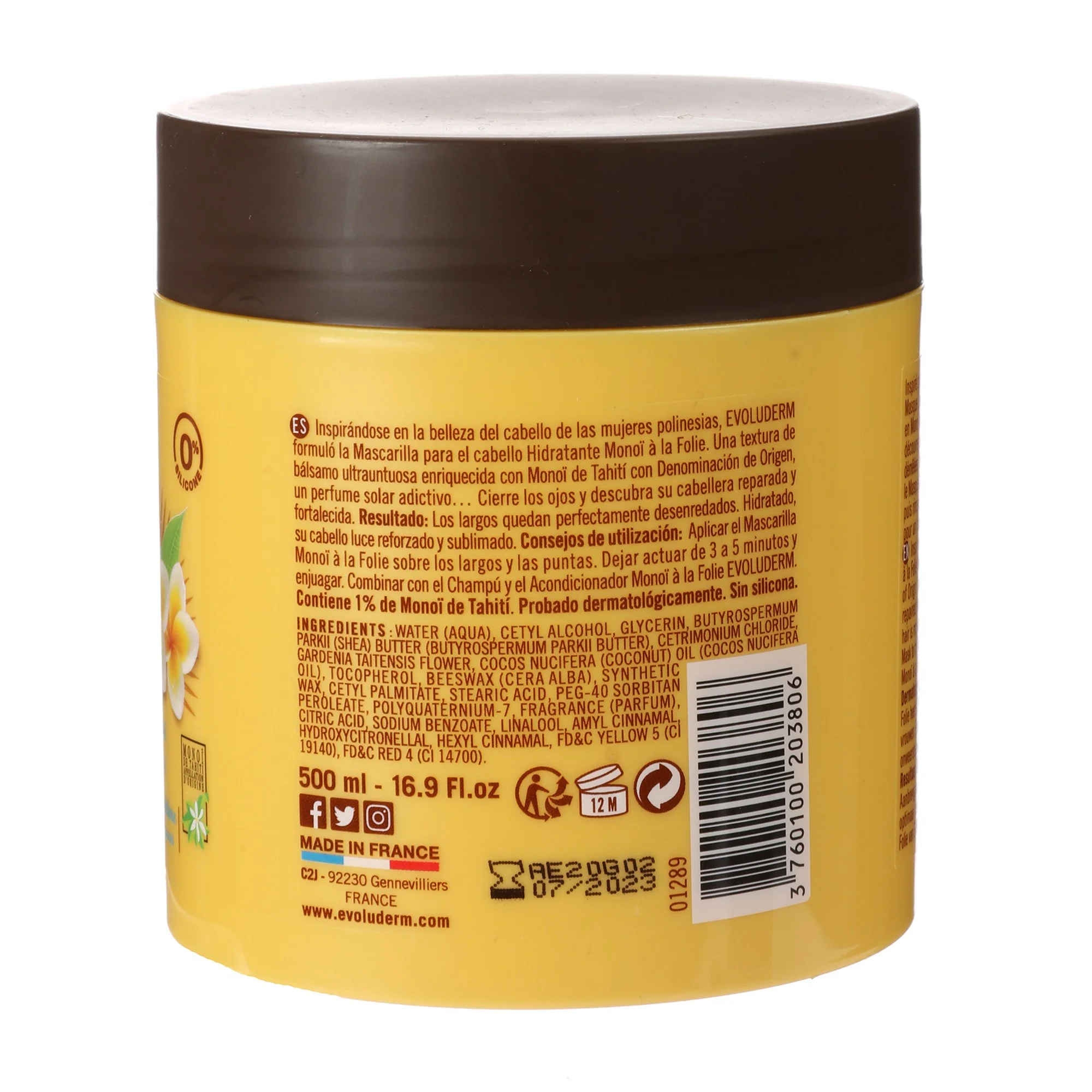 Masque cheveux monoï à la folie - Image 2