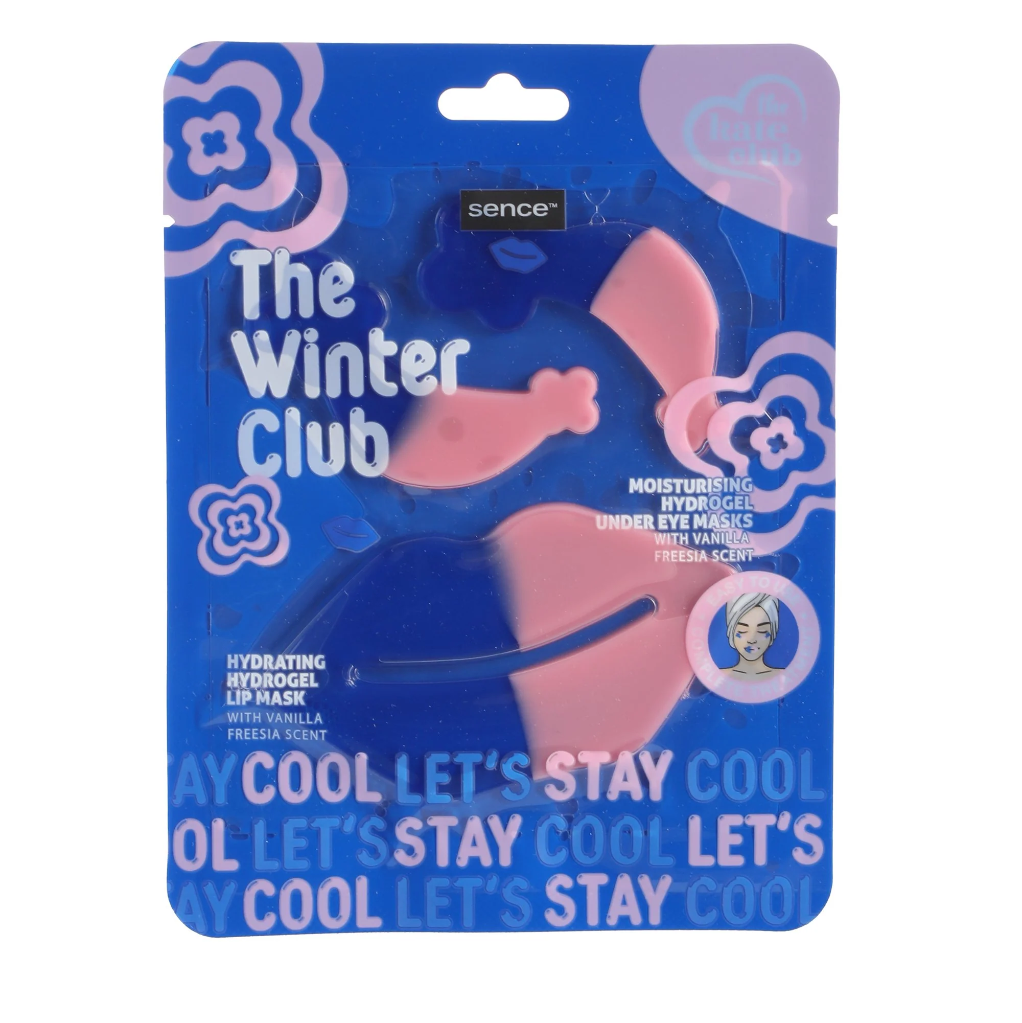 Masque hydrogel 2 contours des yeux et 1 masque lèvre Winter Club