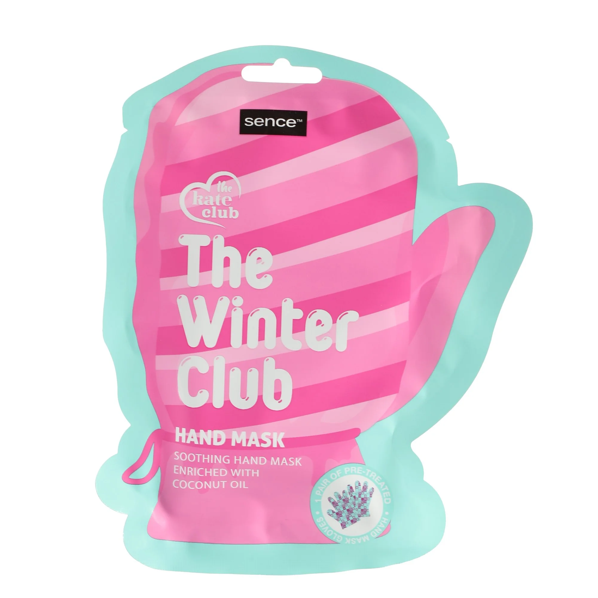 Masque pour les mains en tissu The Winter Club