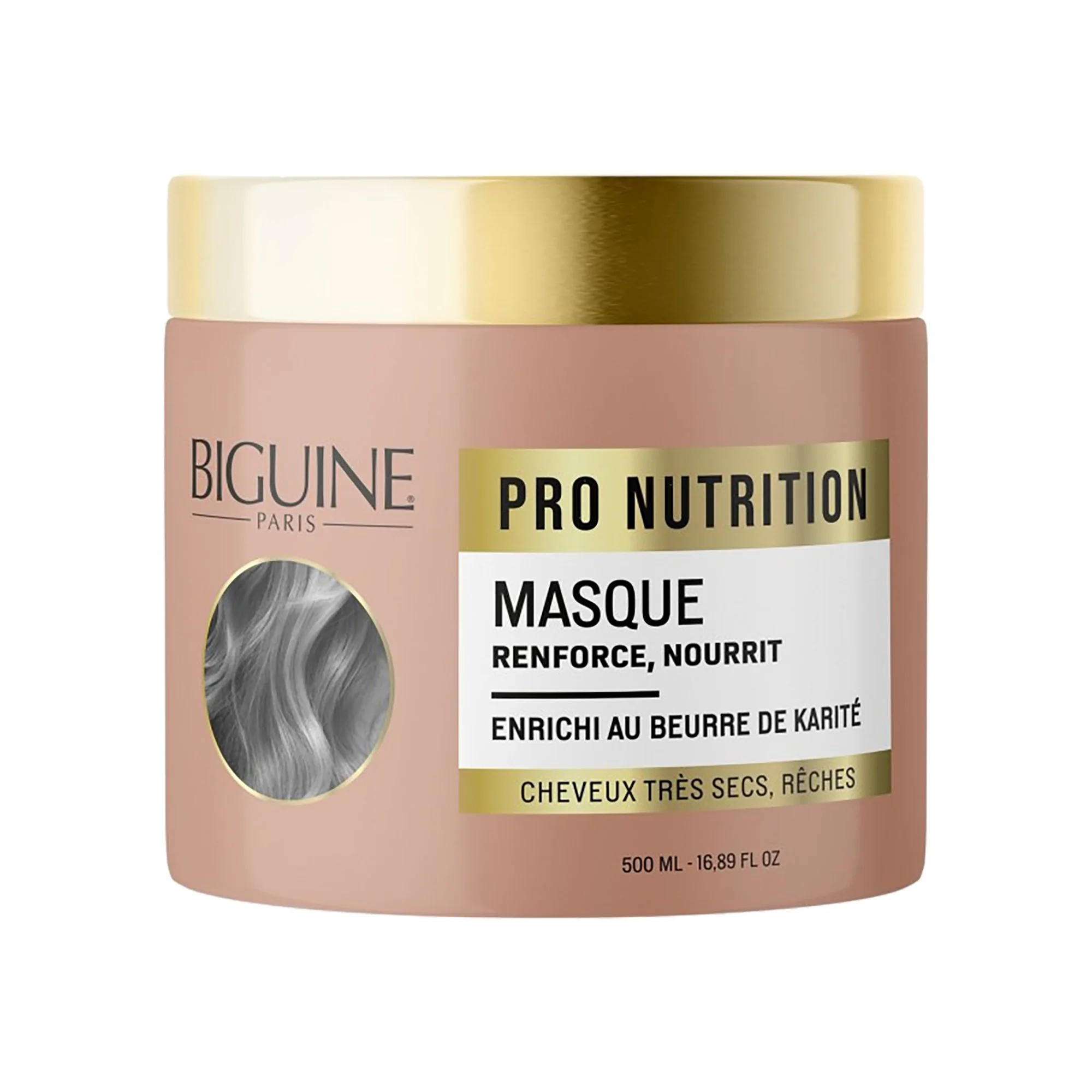 Masque pro nutrition cheveux secs