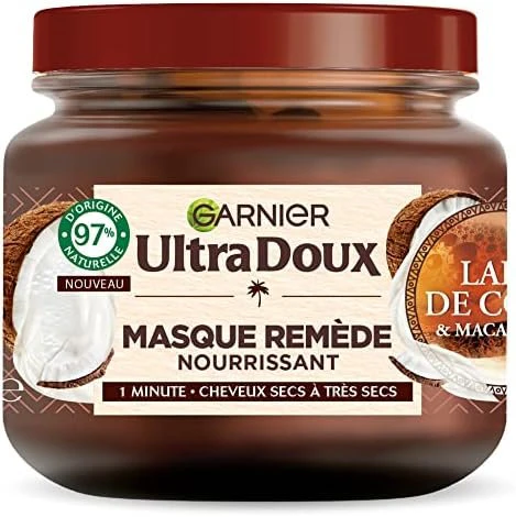 Masque remède nourrissant 1 minute cheveux secs à très secs