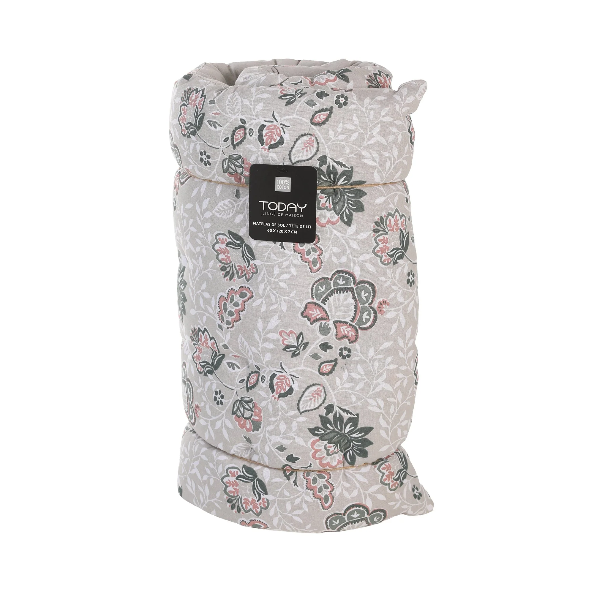 Matelas de sol coton 60x120 cm Flowers