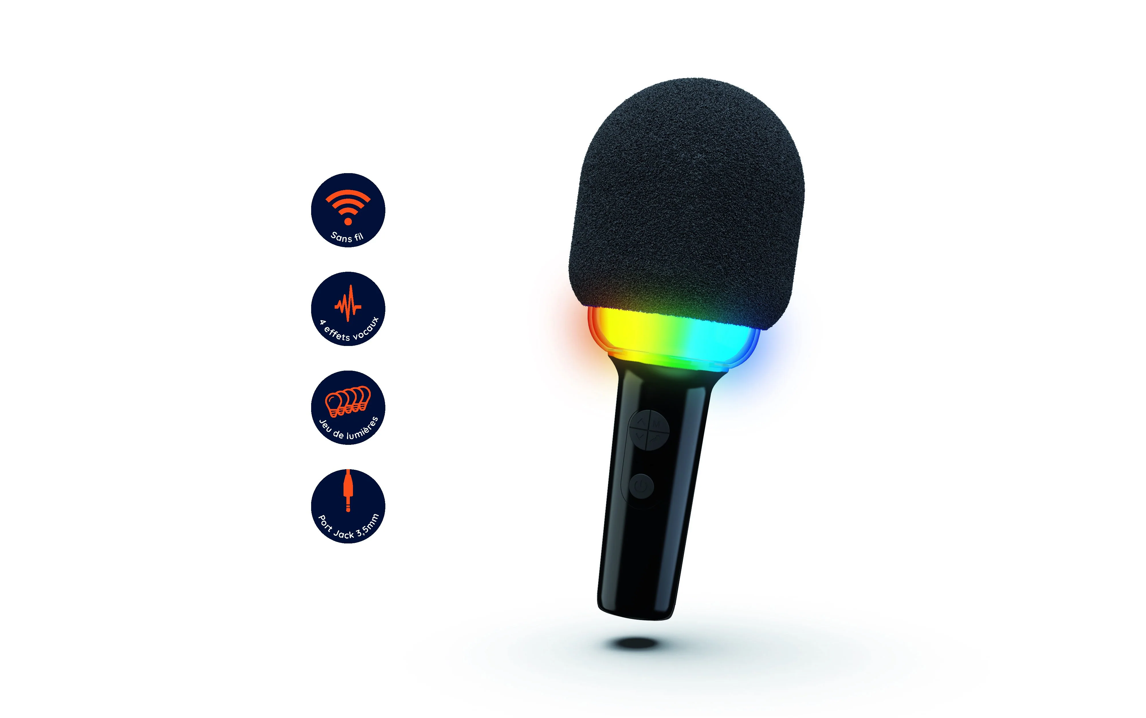 Microphone Karaoké sans Fil + Enceinte Portable - Image 4