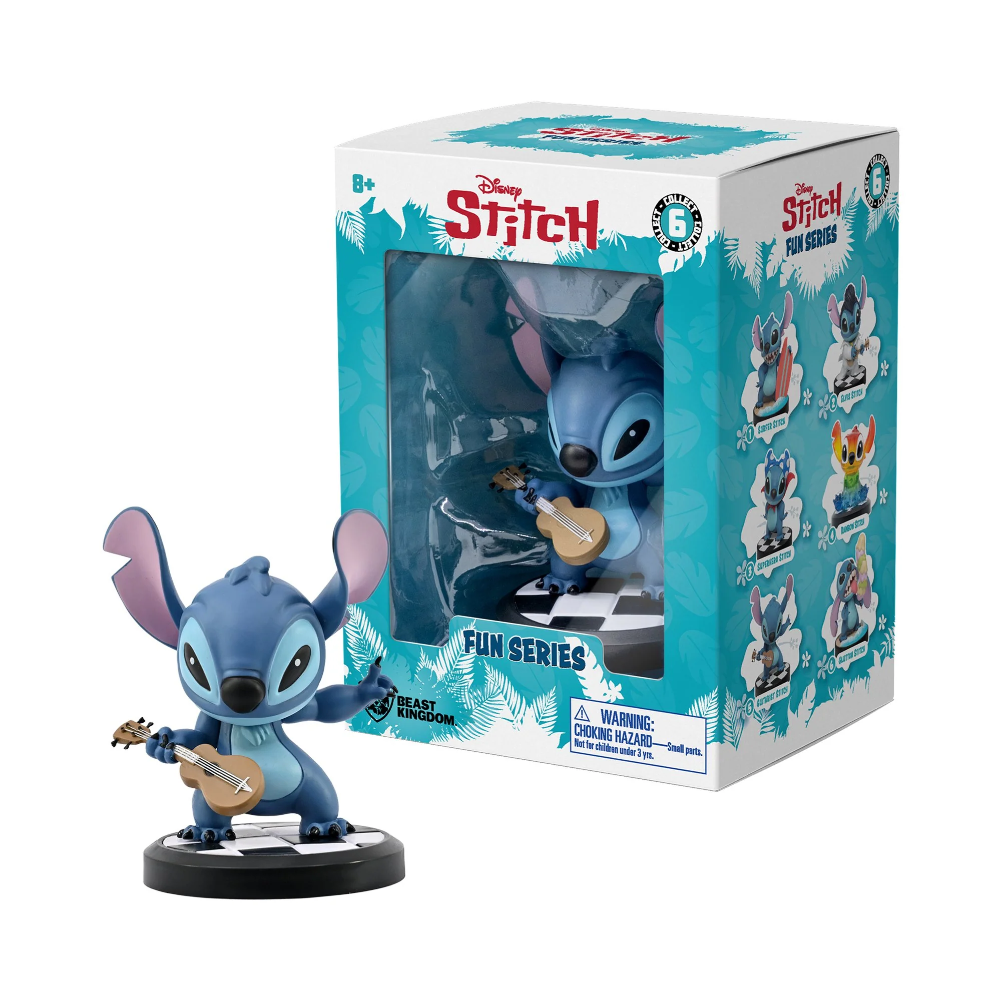 Mini figurine Stitch guitariste