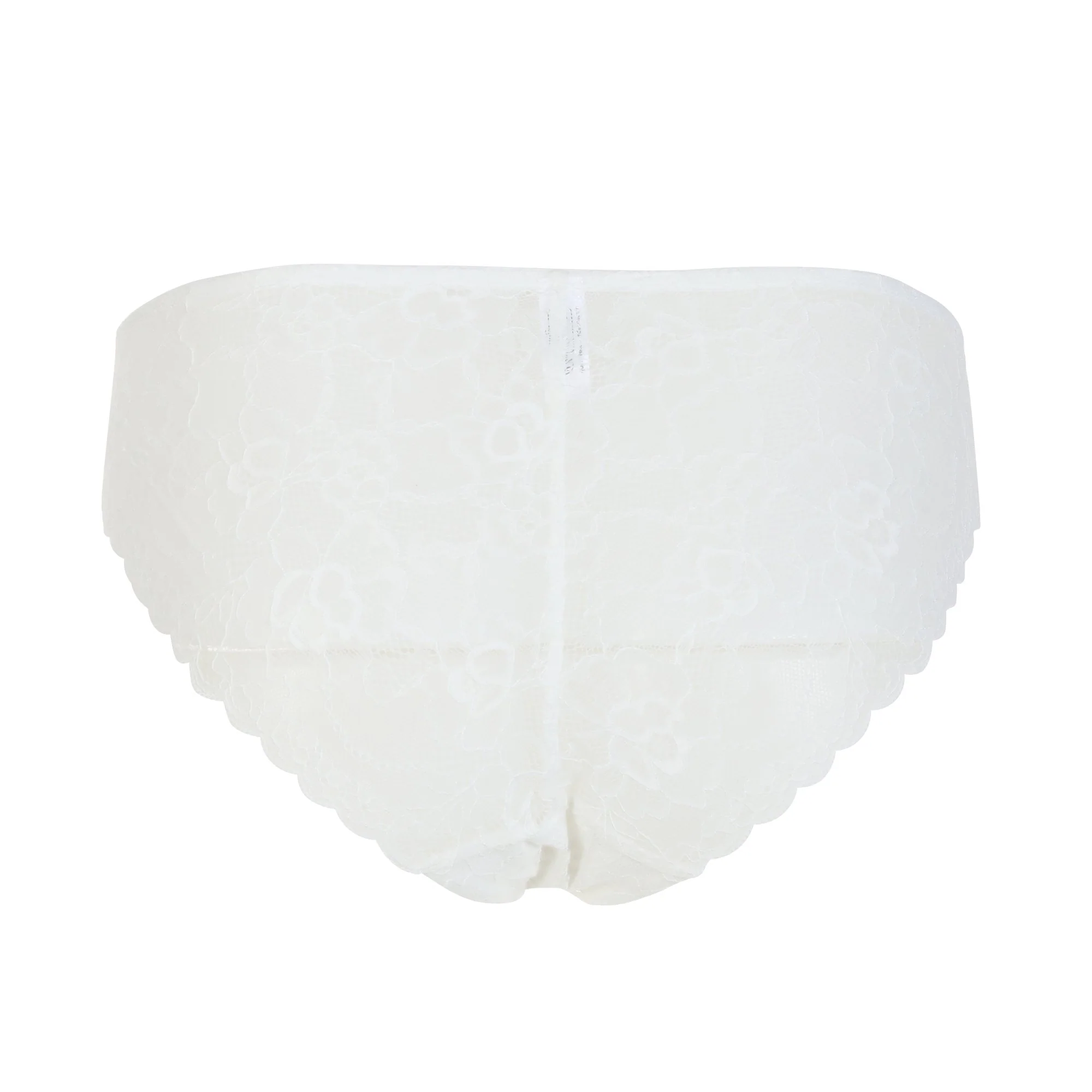 Mini slip en dentelle ivoire - Blanc - Image 2