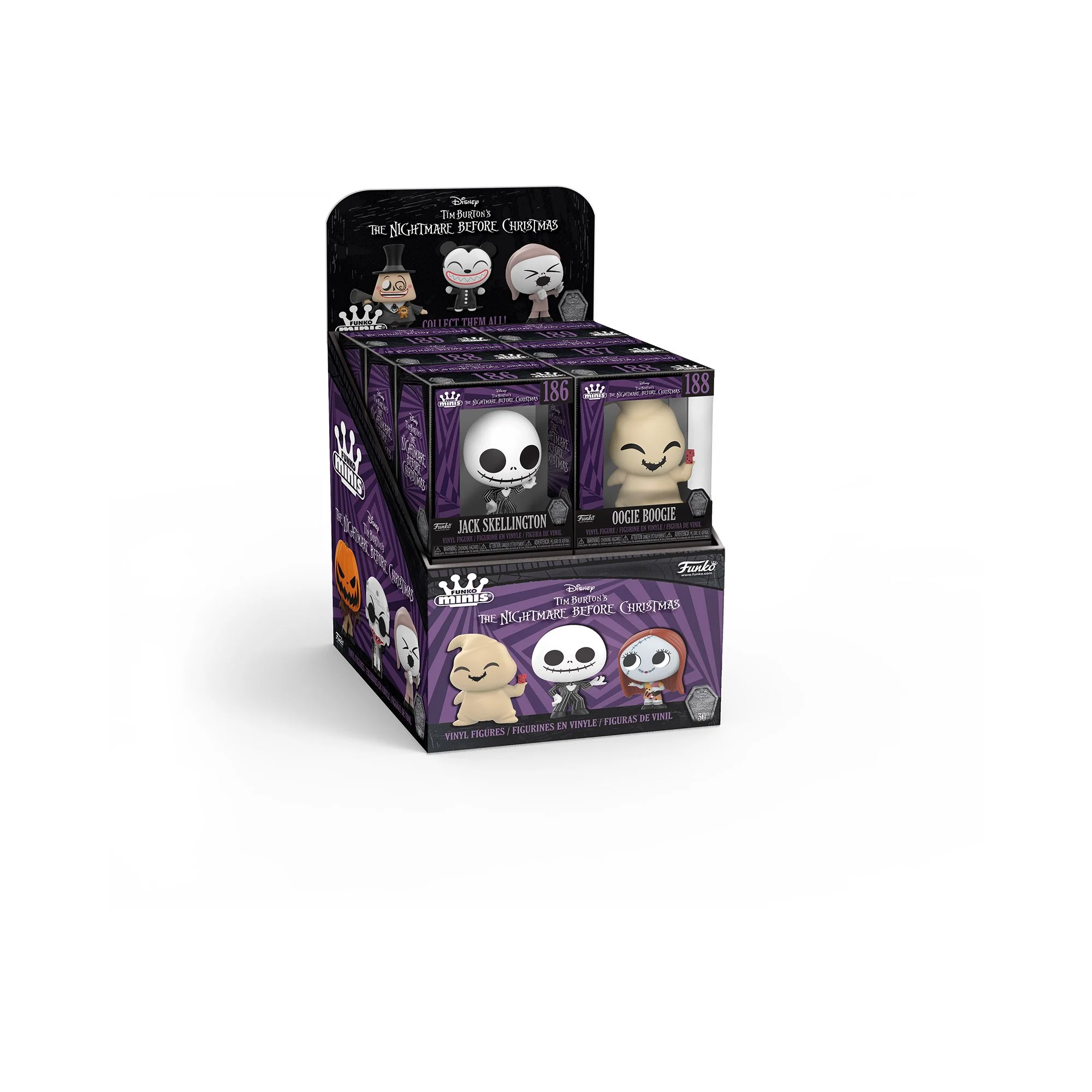 Mini vinyl figurines l'étrange Noël de monsieur Jack