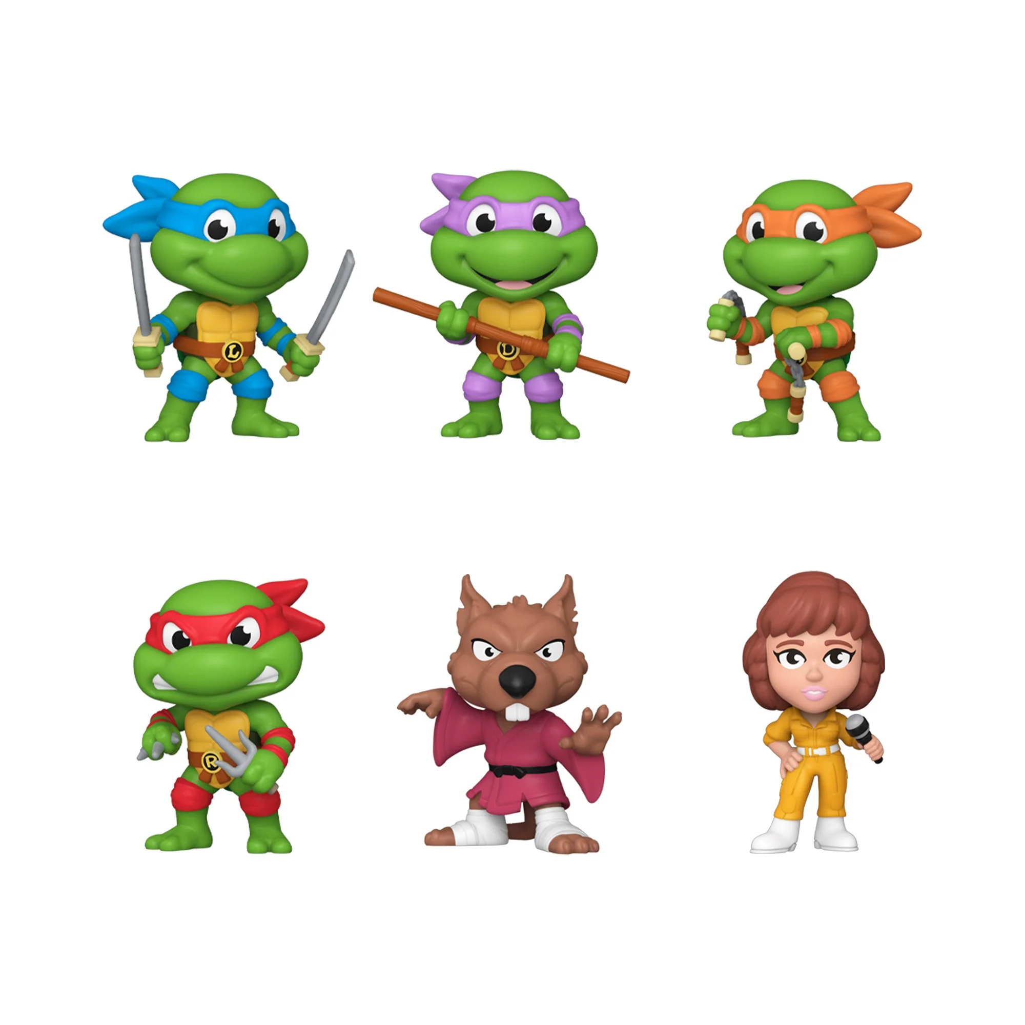 Mini vinyl figurines tortue ninja