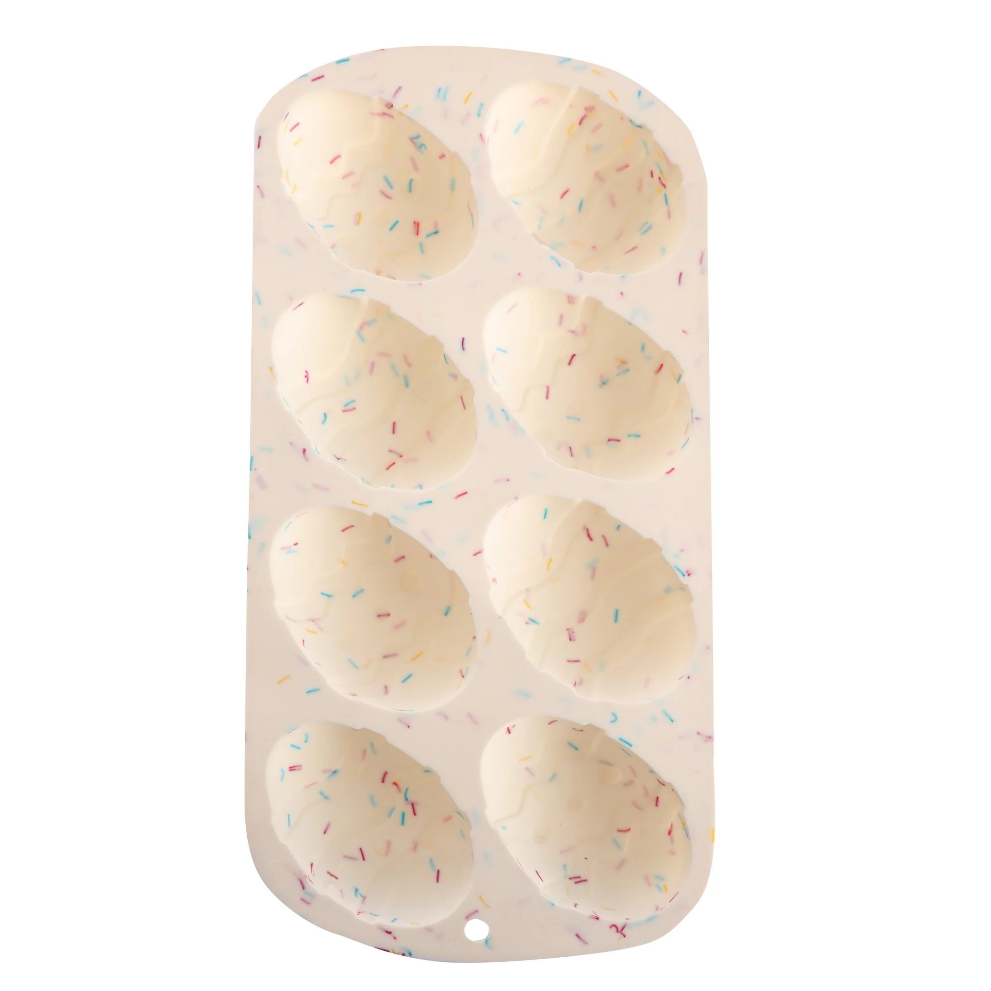 Moule 8 cavités oeufs en silicone - Image 2